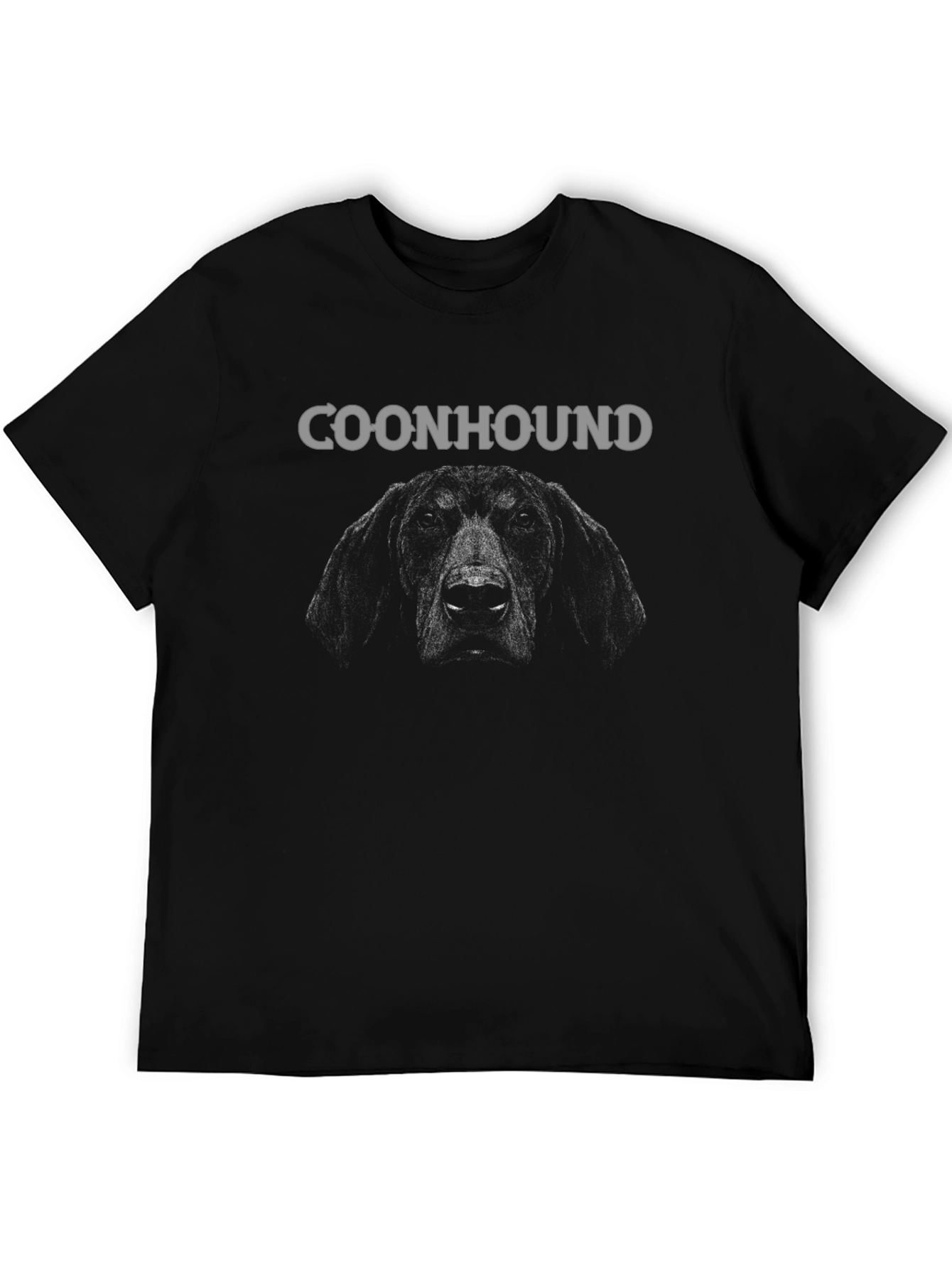 Coonhound Graphic T-Shirt - Black