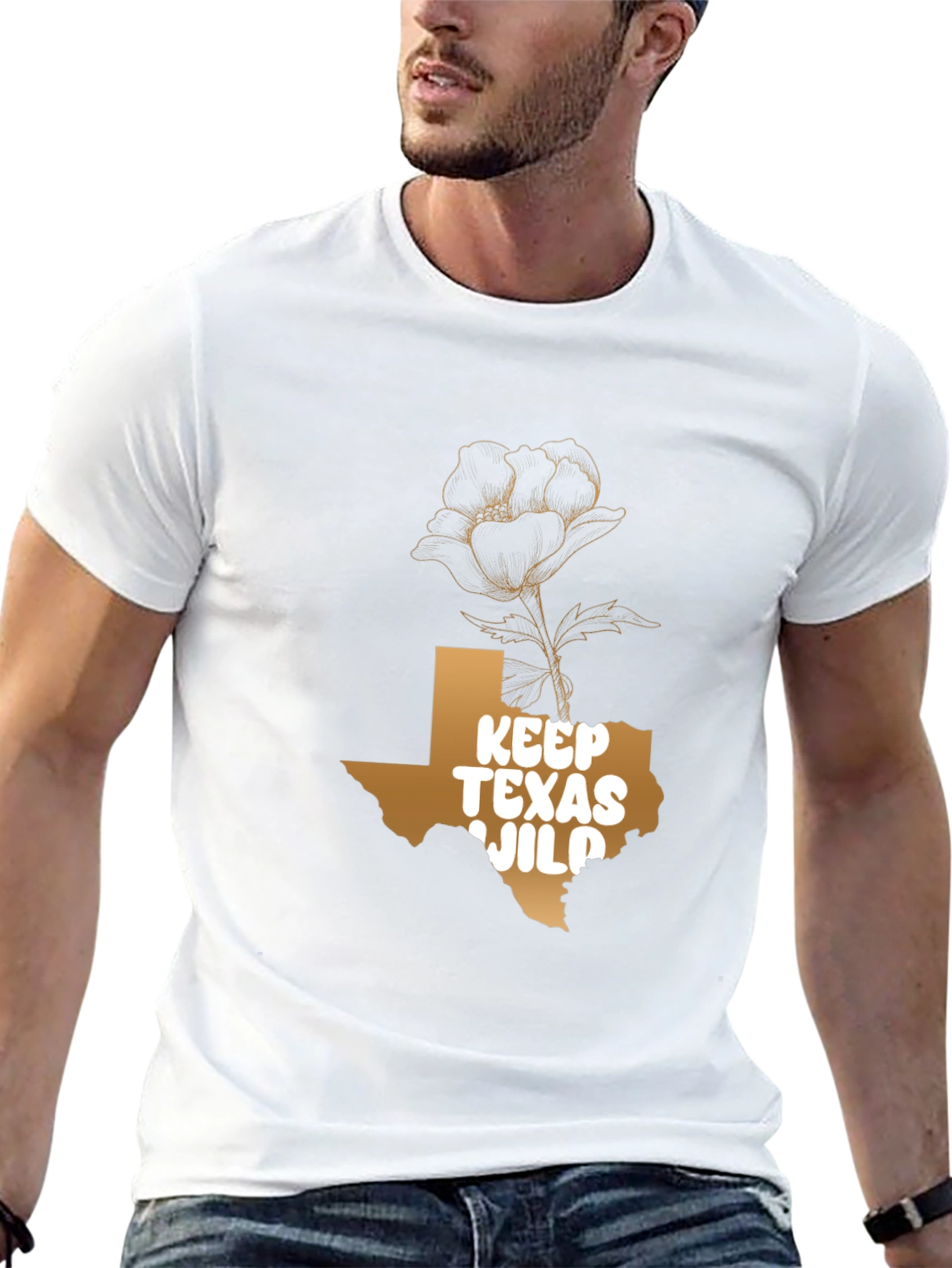 Keep Texas Wild Graphic T-Shirt