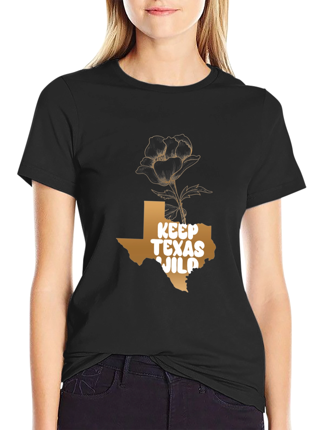 Keep Texas Wild Graphic T-Shirt