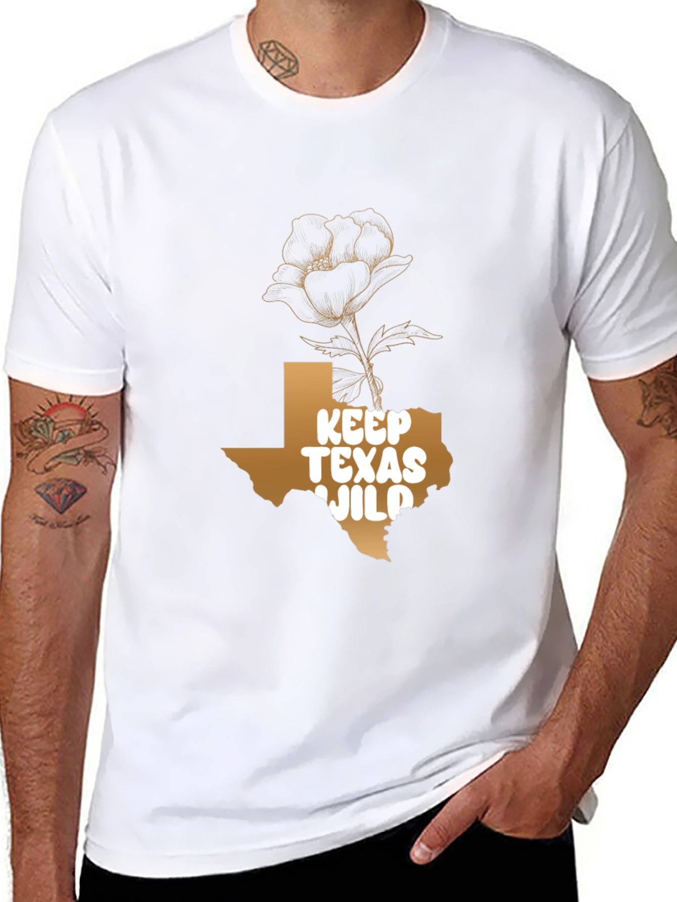 Keep Texas Wild Graphic T-Shirt
