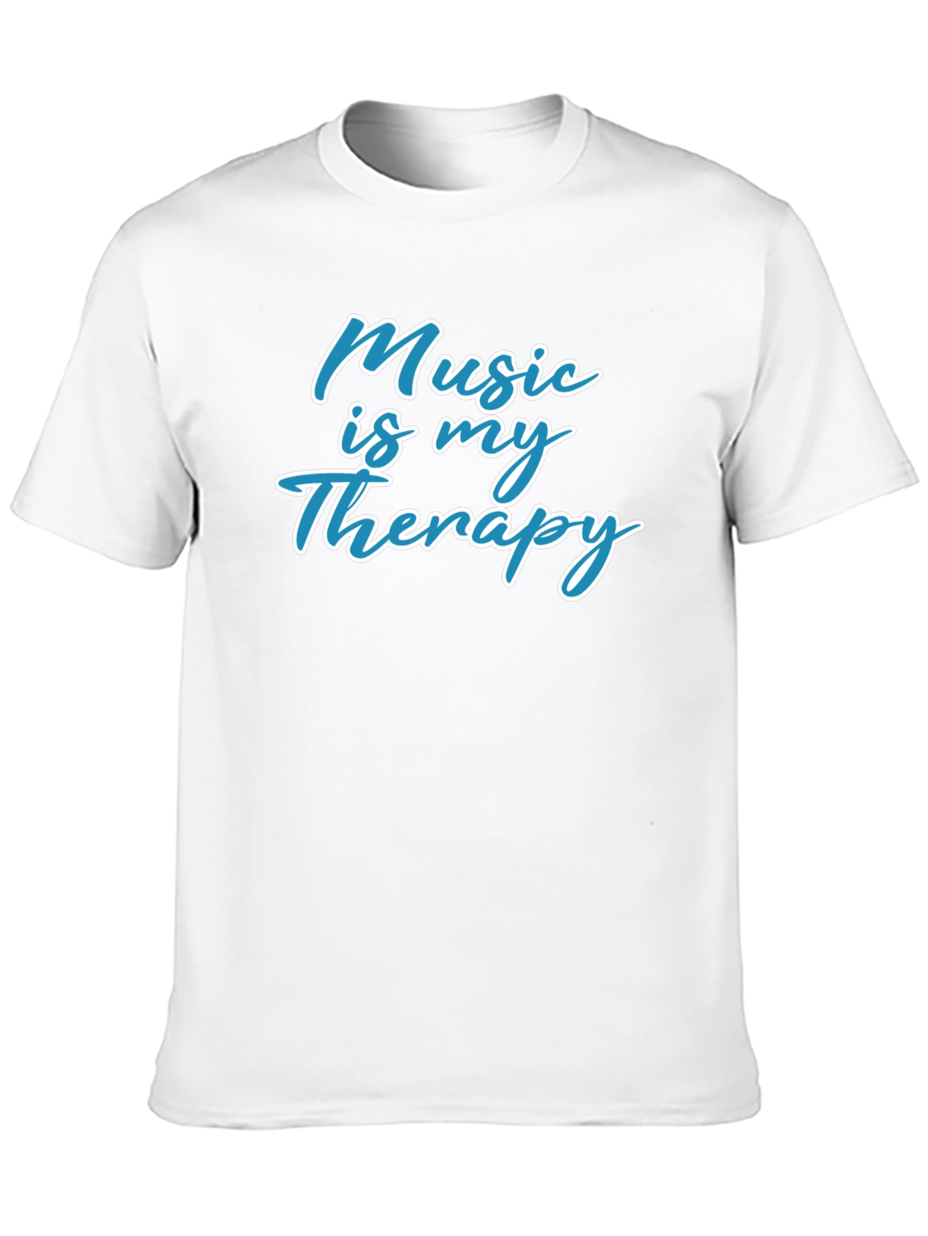 Music Is My Therapy T-Shirt - Black