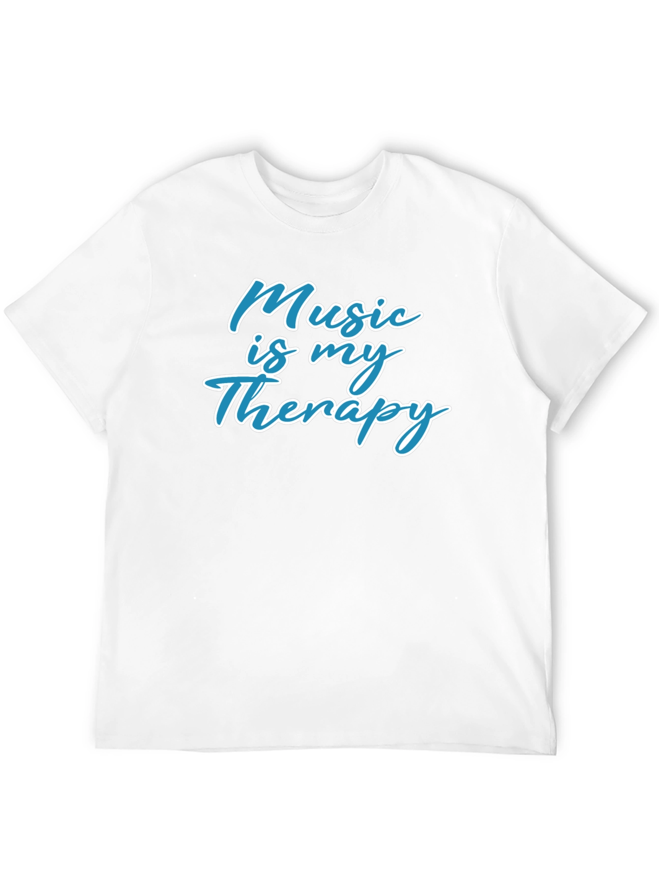 Music Is My Therapy T-Shirt - Black