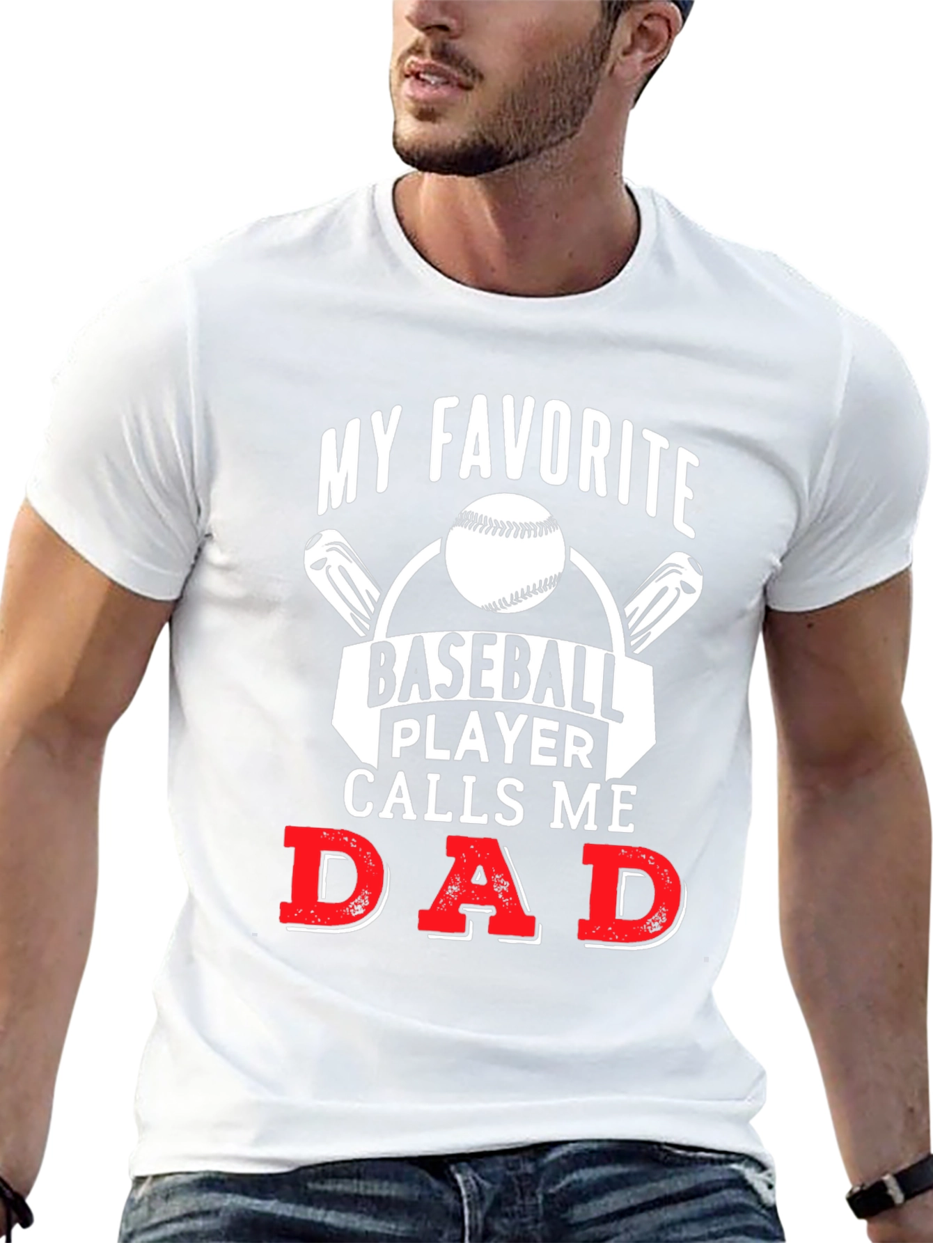 My Favorite Baseball Player Calls Me Dad T-Shirt