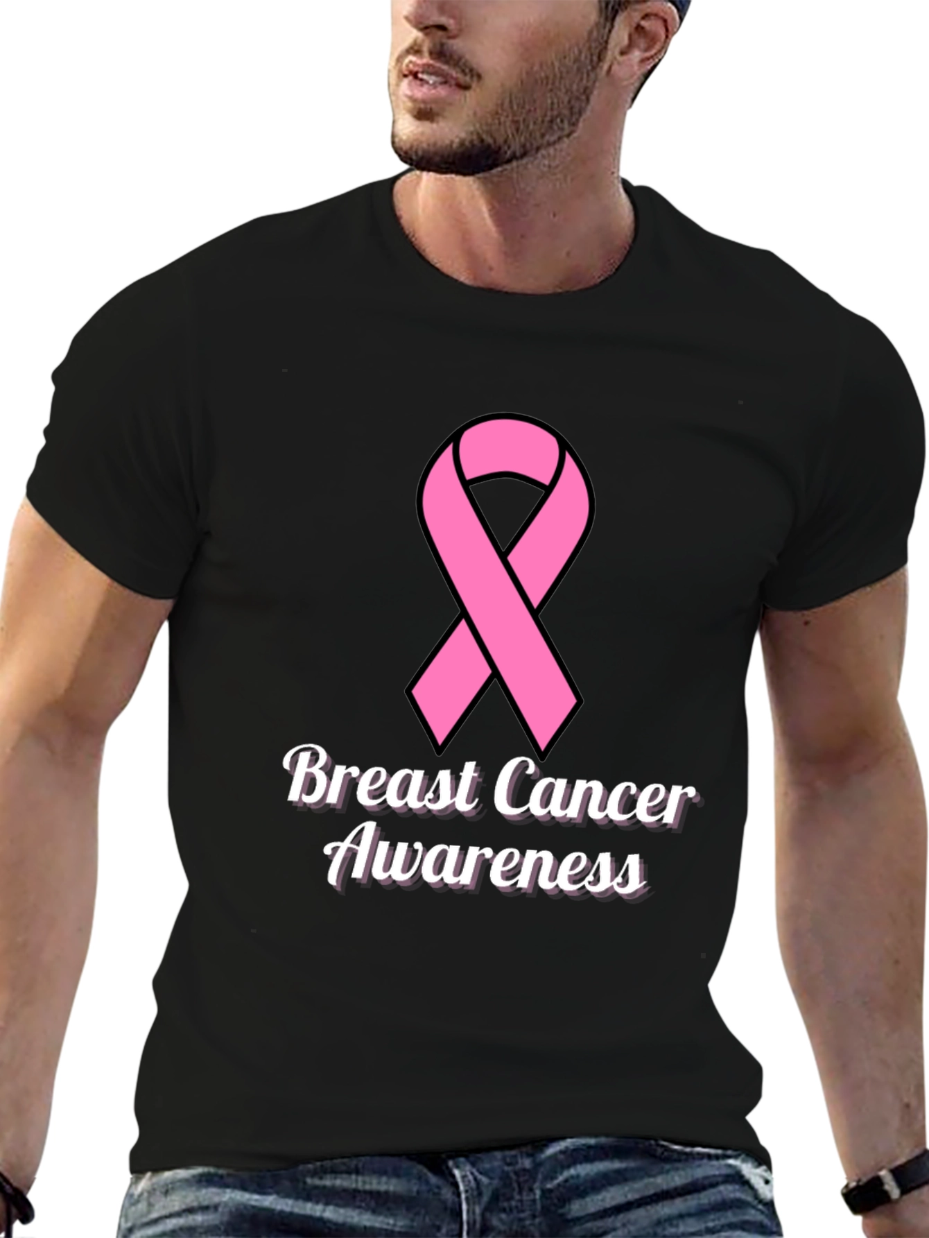 Breast Cancer Awareness Ribbon T-Shirt