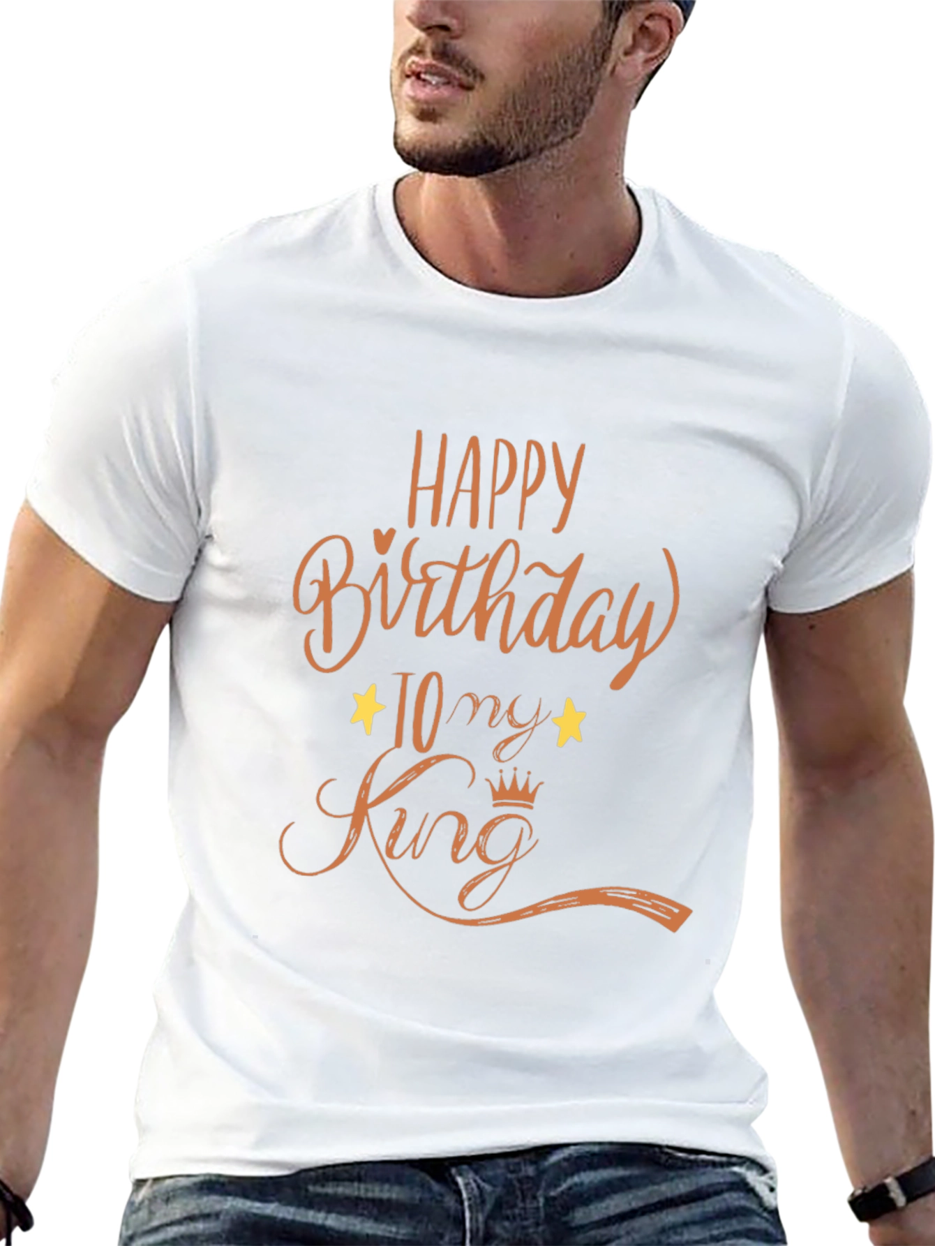Happy Birthday to my King Black T-Shirt