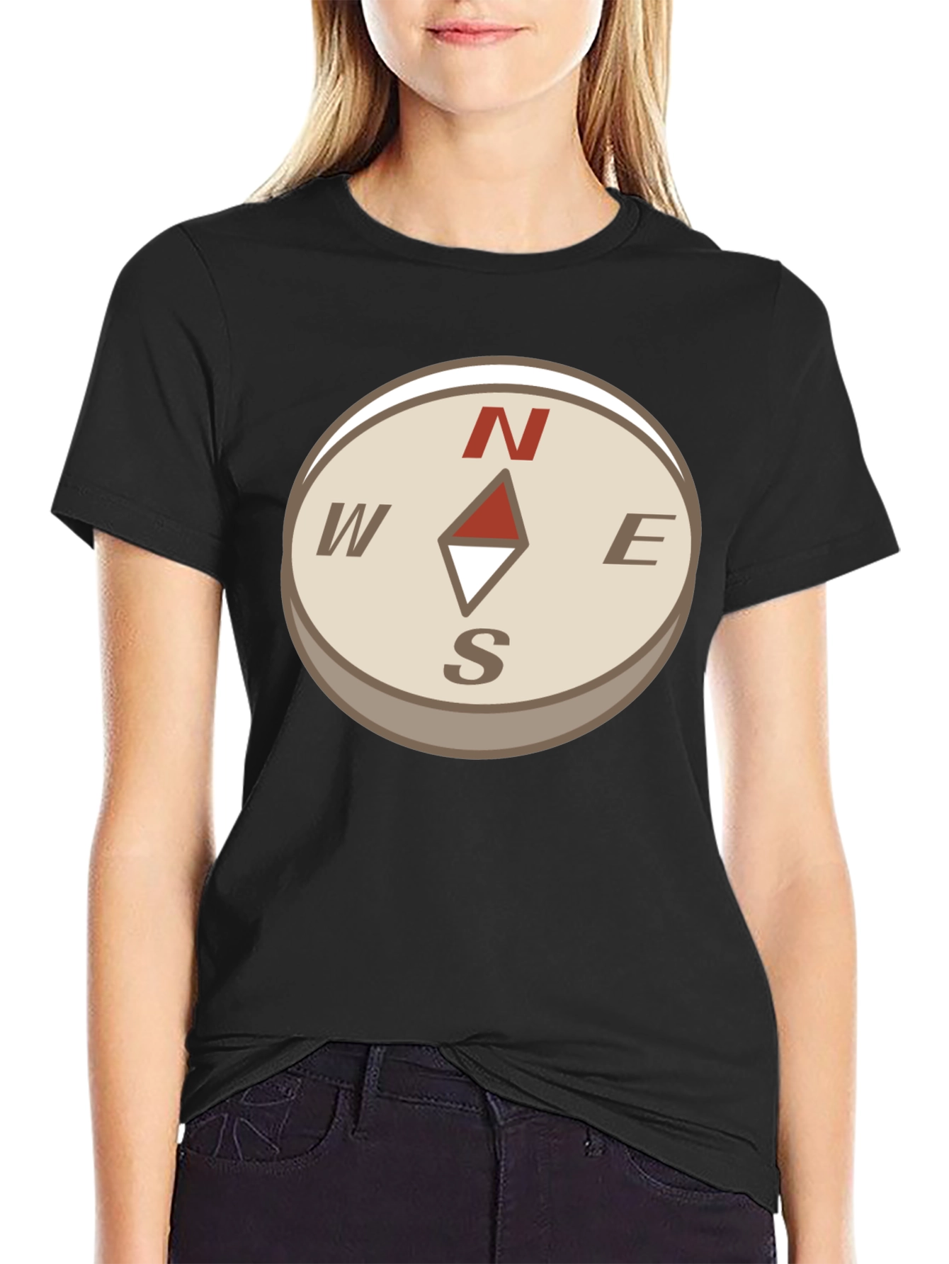 Compass Graphic Tee - Stylish Adventure Apparel