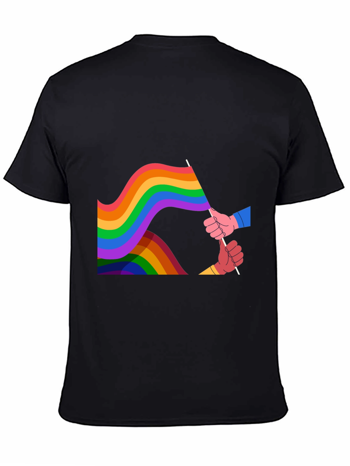 Pride Rainbow Flag Graphic Tee