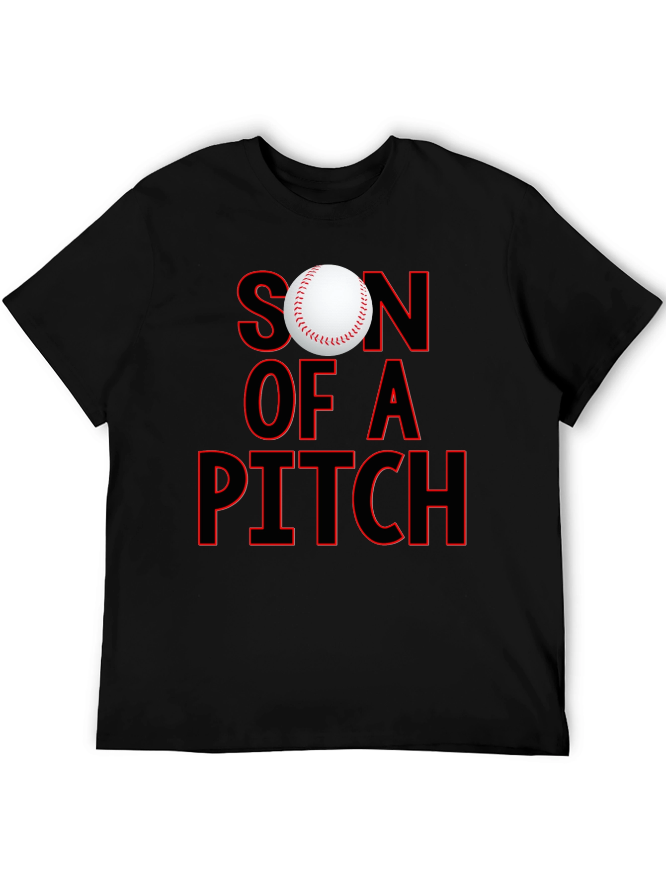 Son of a Pitch Baseball Graphic T-Shirt