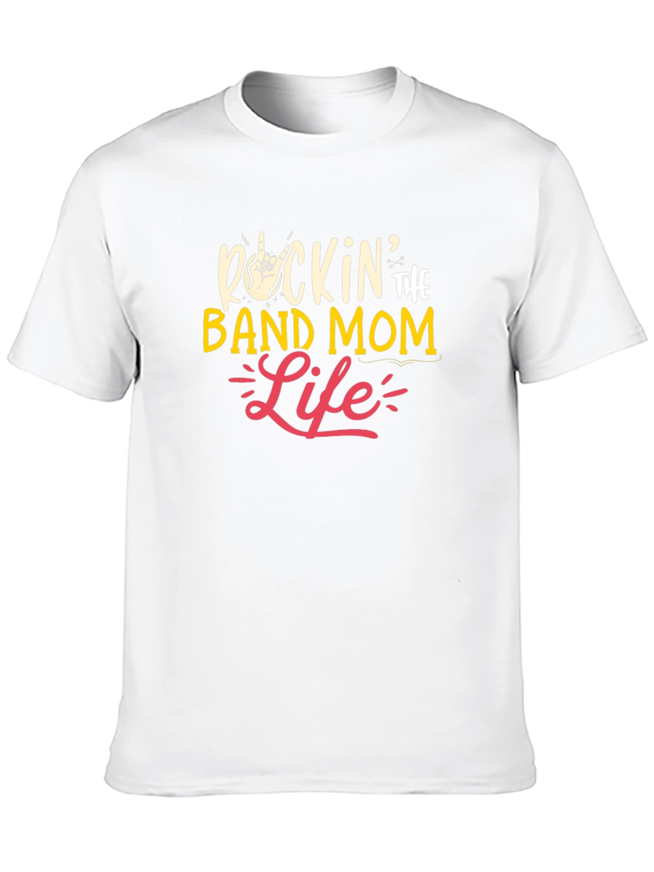 Rockin Band Mom Life Graphic T-Shirt