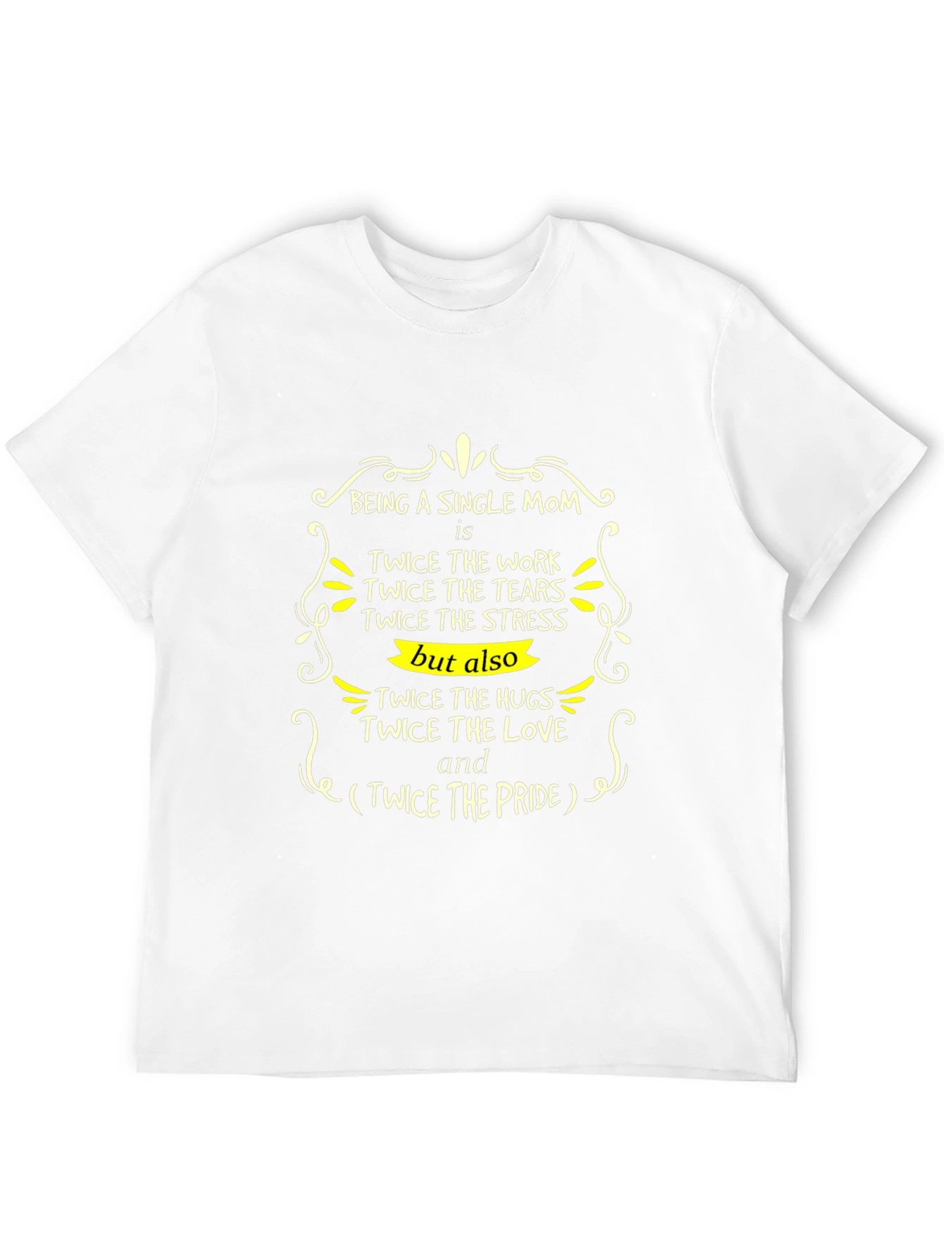 Single Mom Twice the Love Graphic Tee
