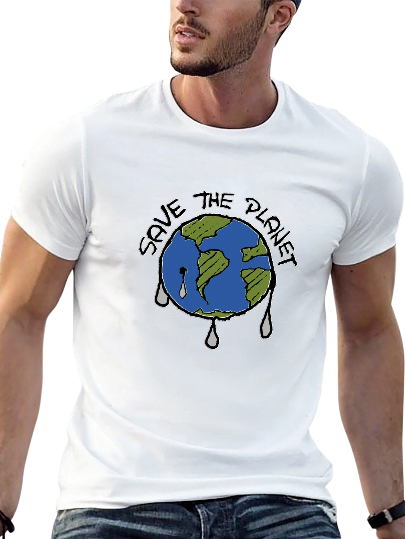 Save the Planet Graphic Tee - Eco-Friendly Fashion