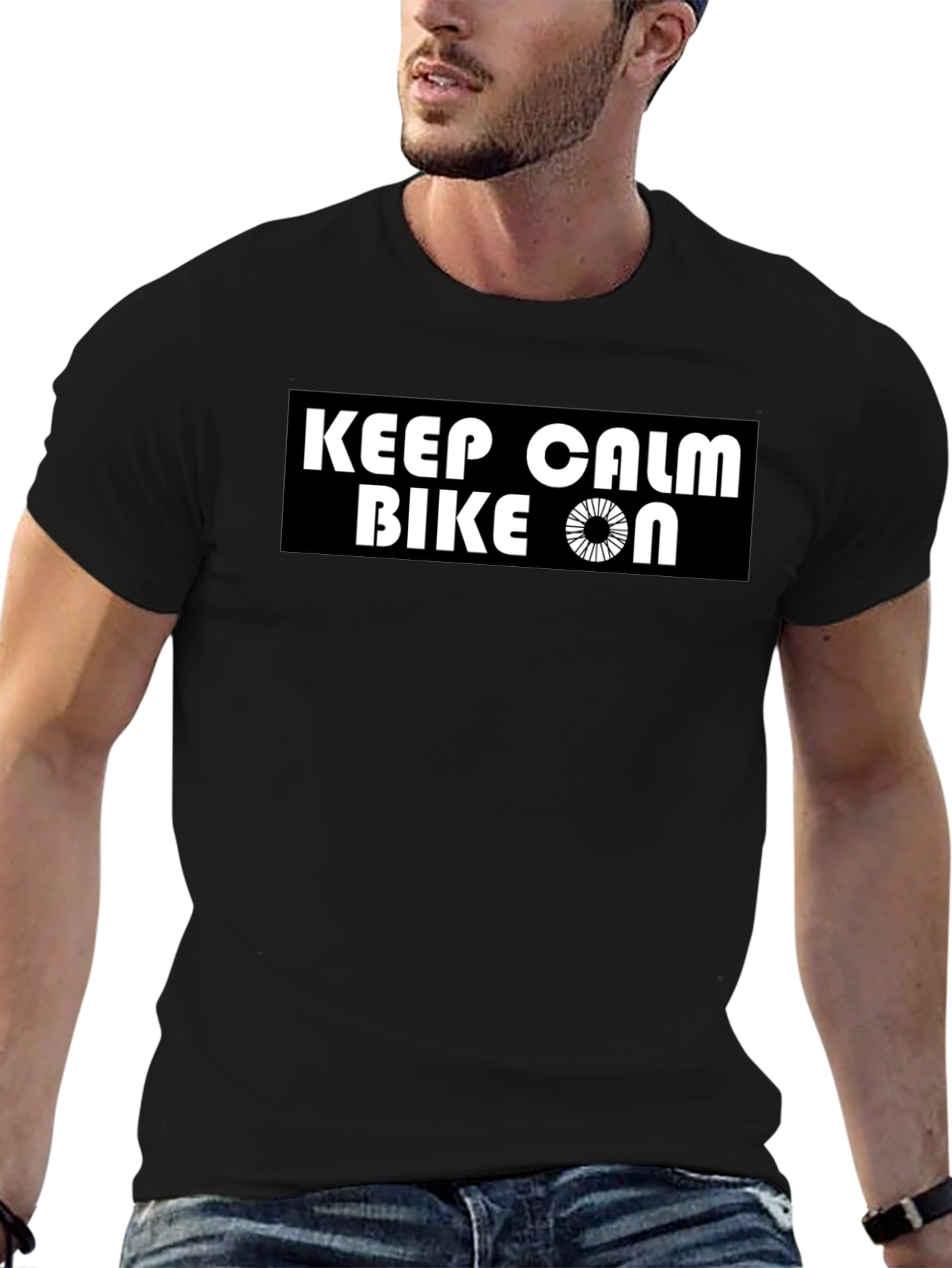 Keep Calm Bike On T-Shirt - Cycling Apparel