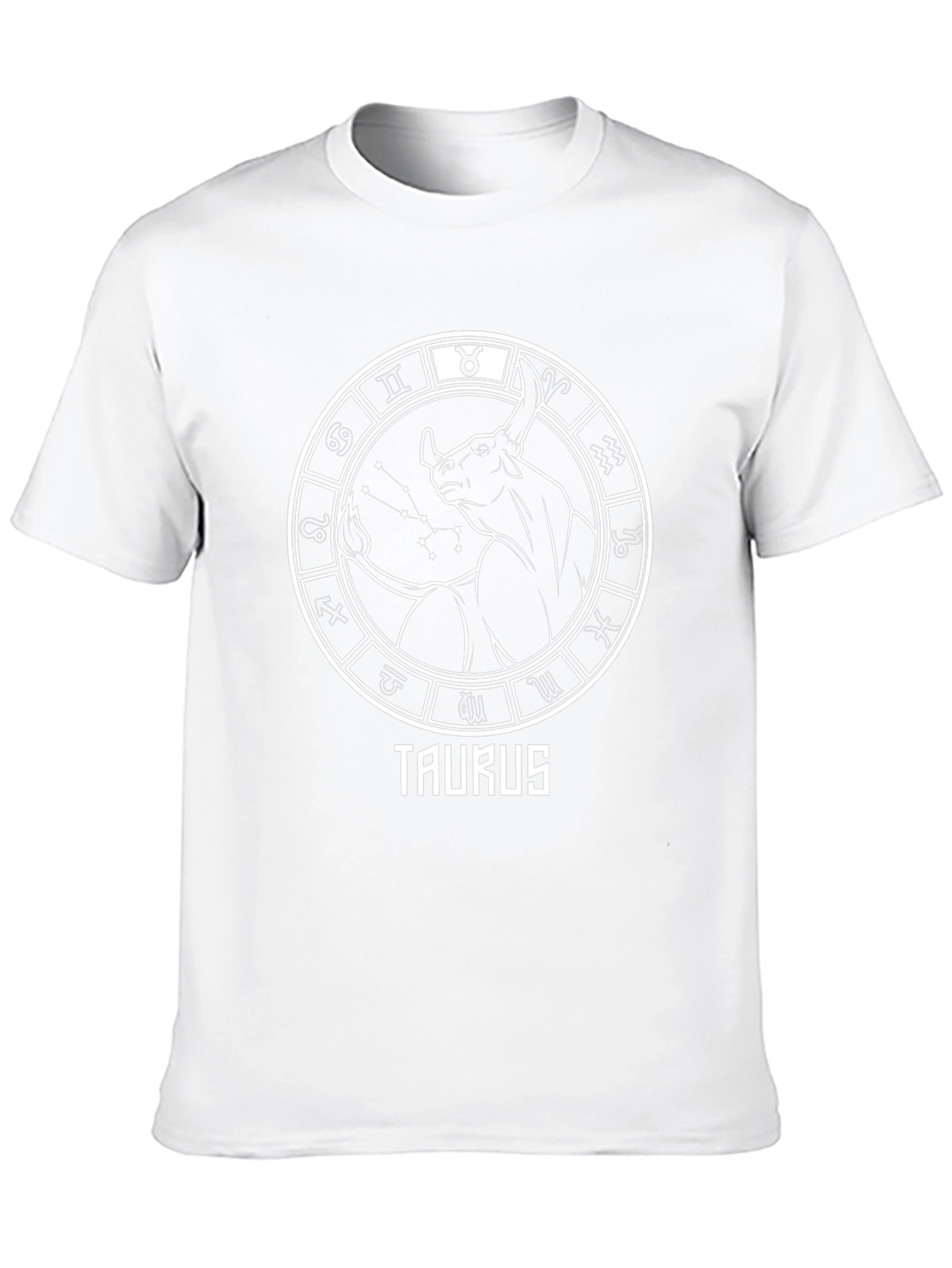 Taurus Zodiac Black T-Shirt