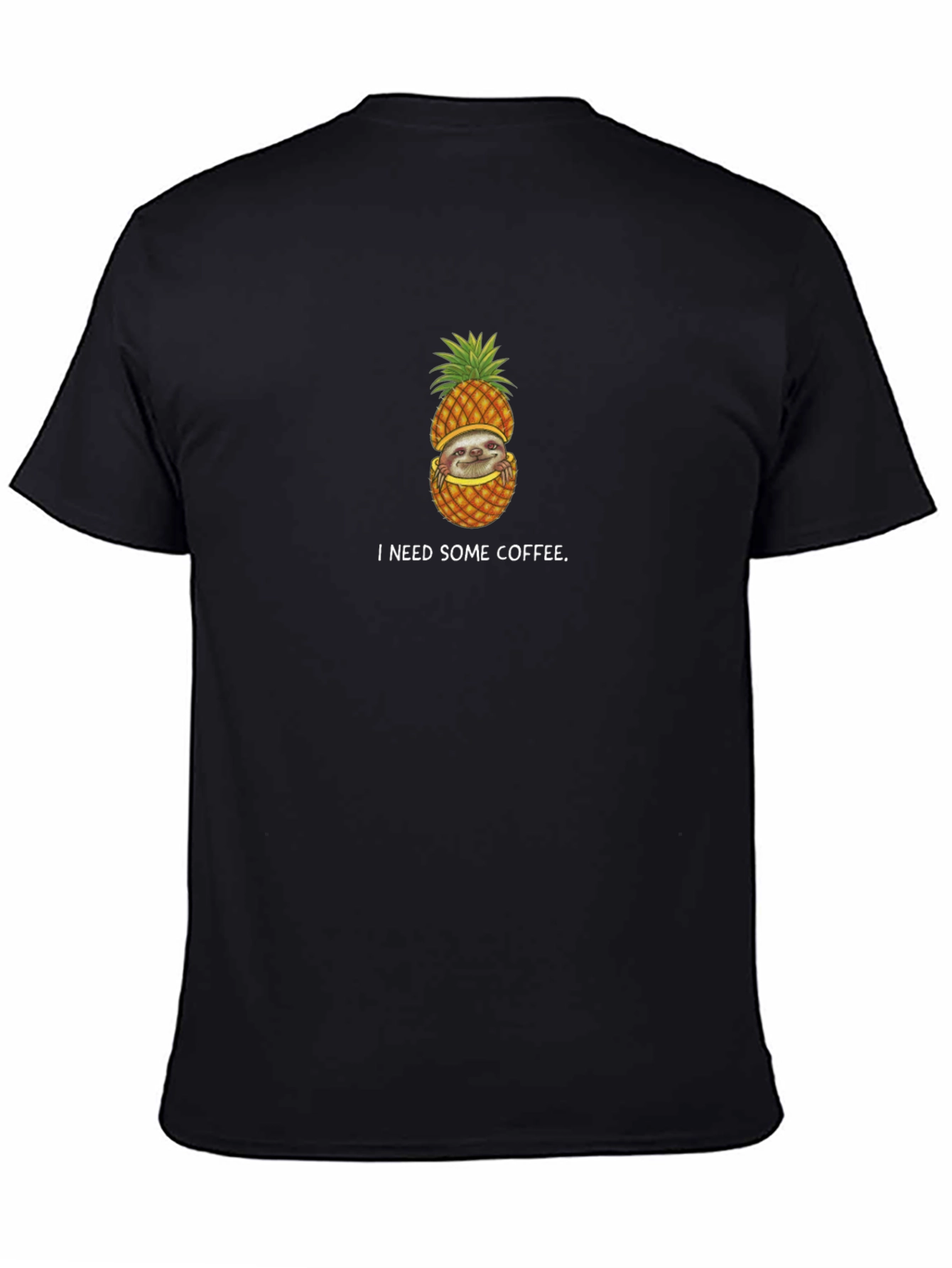 Sloth Pineapple Coffee T-Shirt