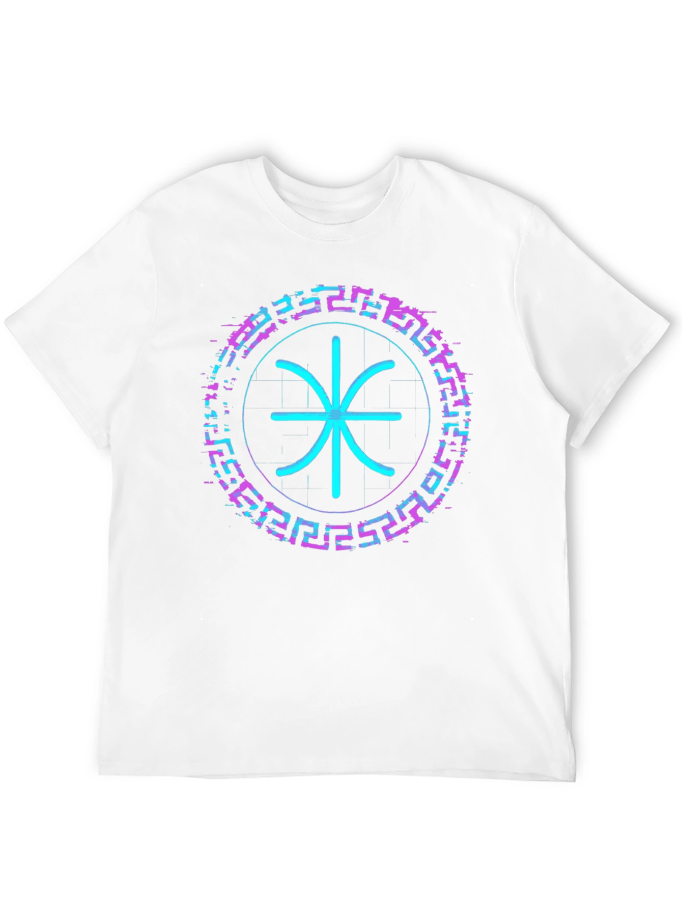 Cyberpunk Glyph Graphic T-Shirt