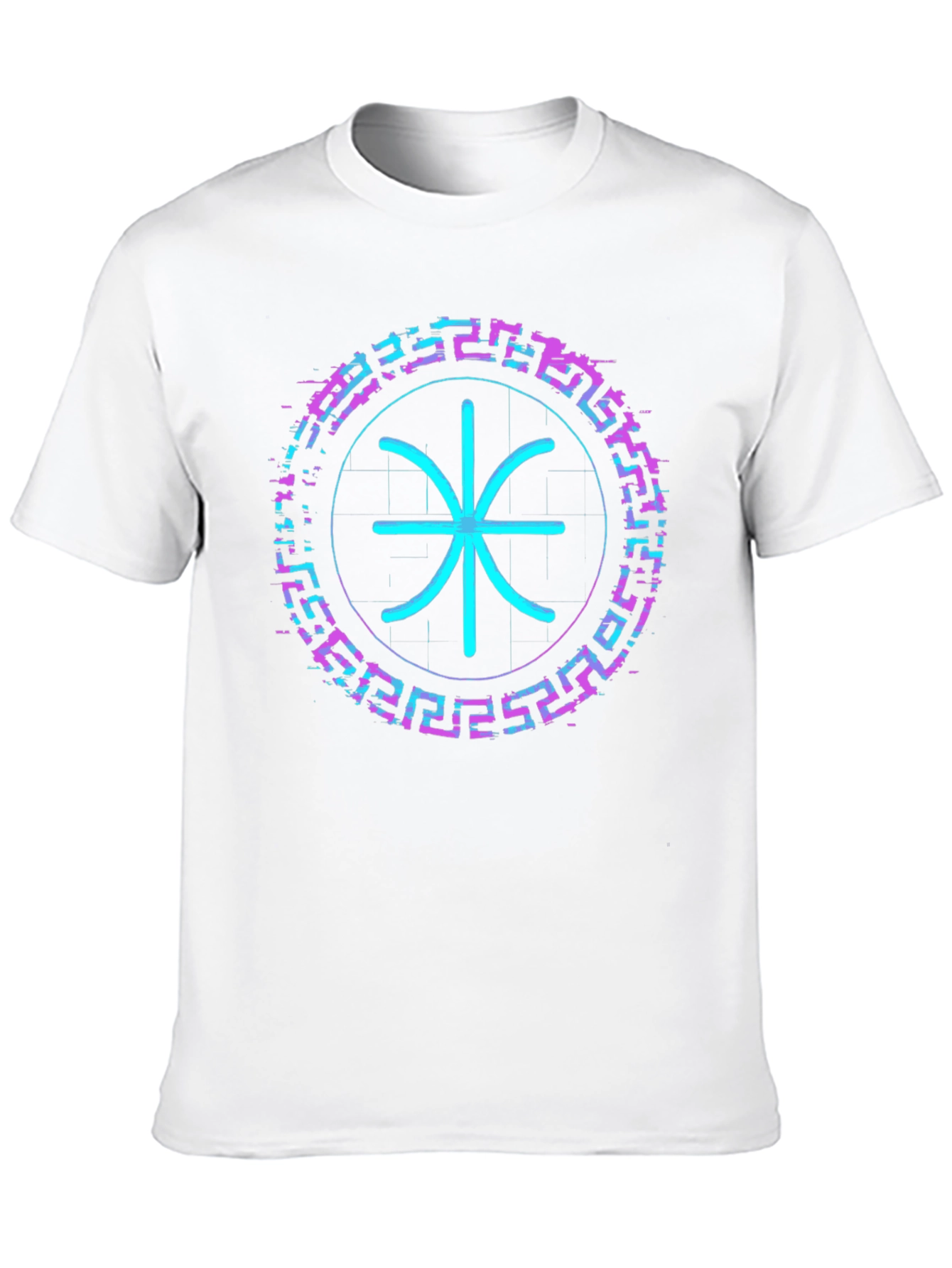 Cyberpunk Glyph Graphic T-Shirt