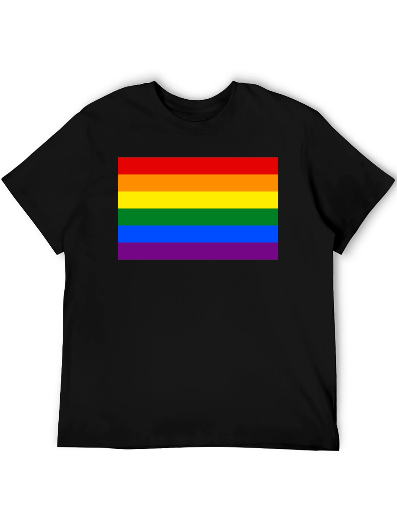 Pride Rainbow Flag Graphic T-Shirt - Unisex