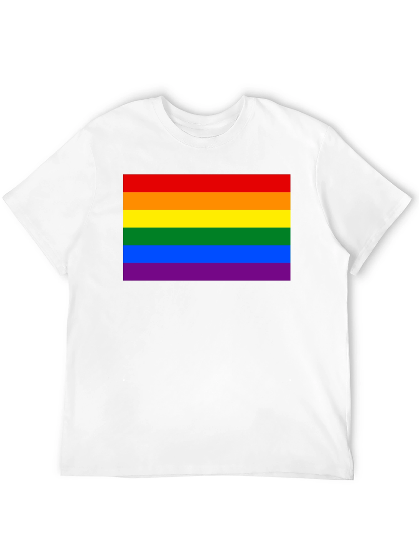 Pride Rainbow Flag Graphic T-Shirt - Unisex