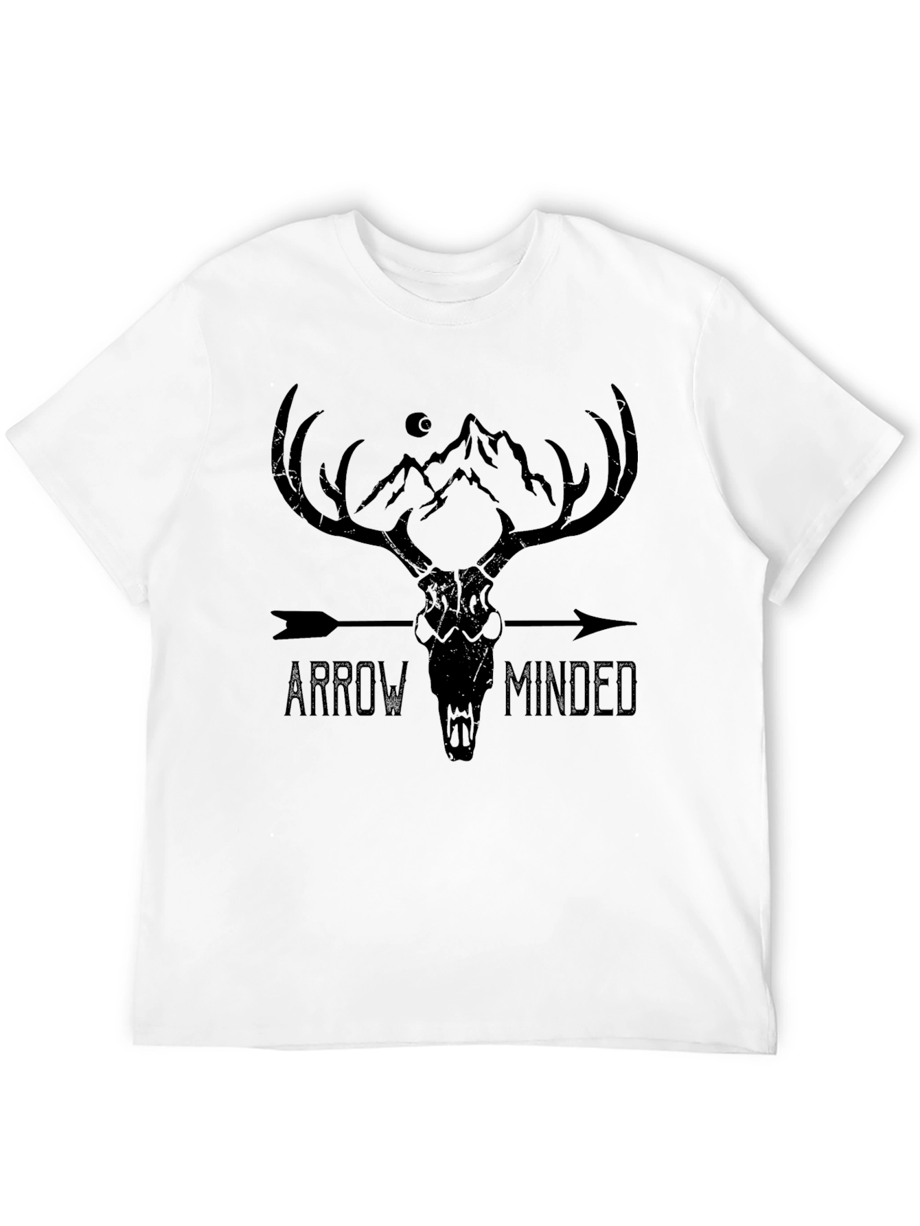 Arrow Minded Black Graphic Tee