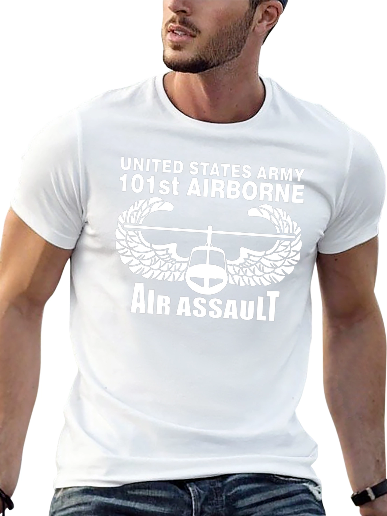 US Army 101st Airborne Air Assault Black T-Shirt
