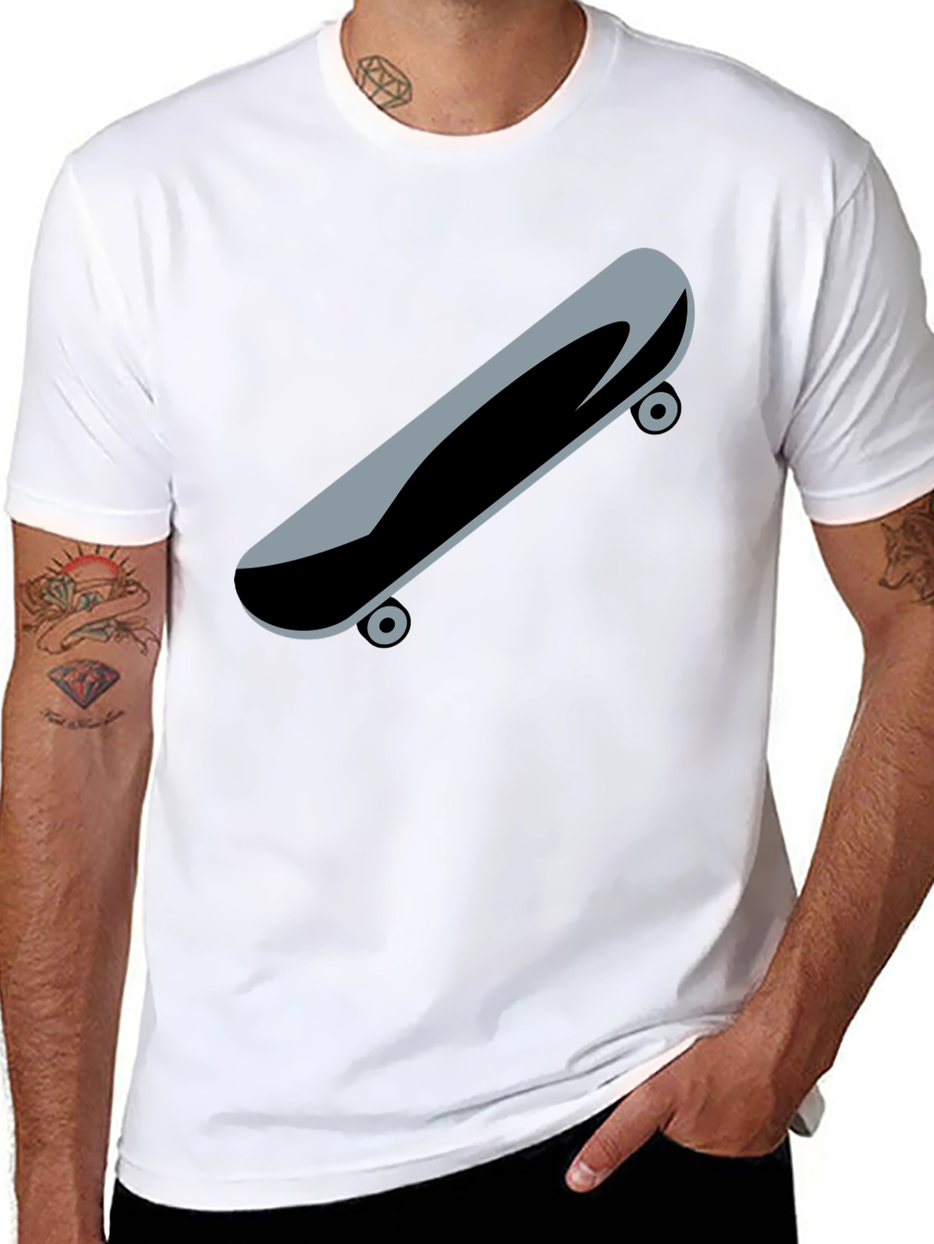 Skateboarding Tee - Cool Skateboard Graphic T-Shirt