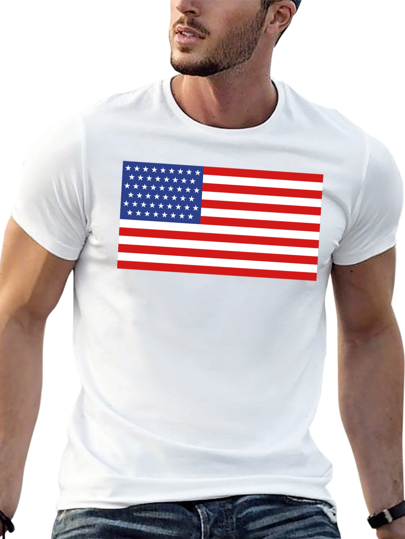 American Flag Patriotic T-Shirt