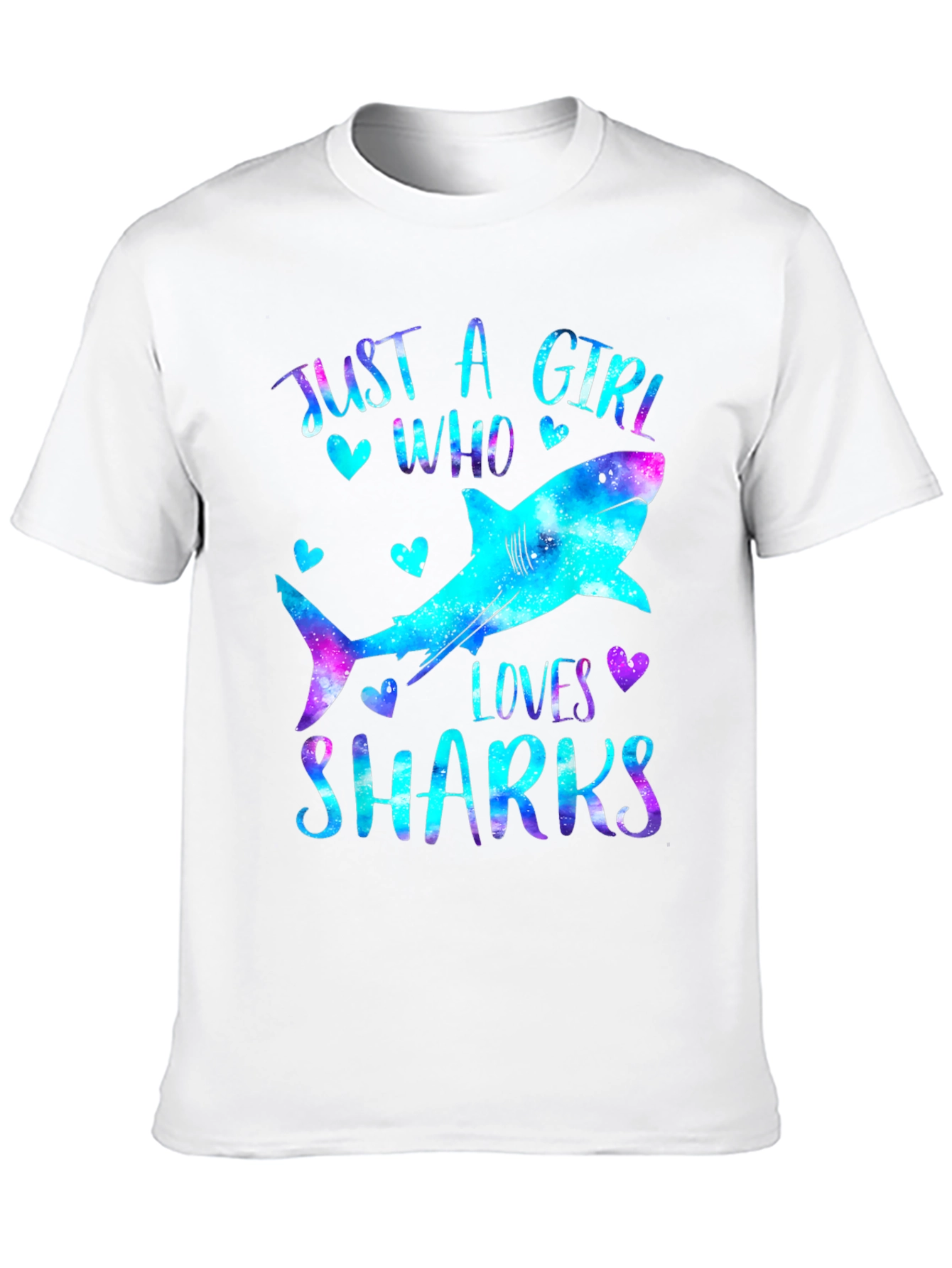Just A Girl Who Loves Sharks T-Shirt