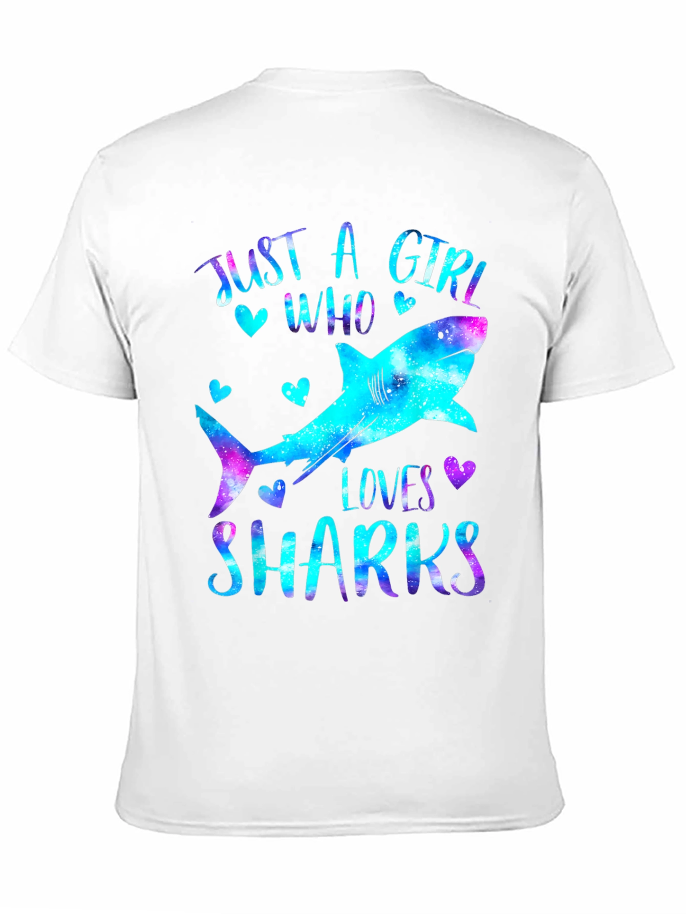 Just A Girl Who Loves Sharks T-Shirt