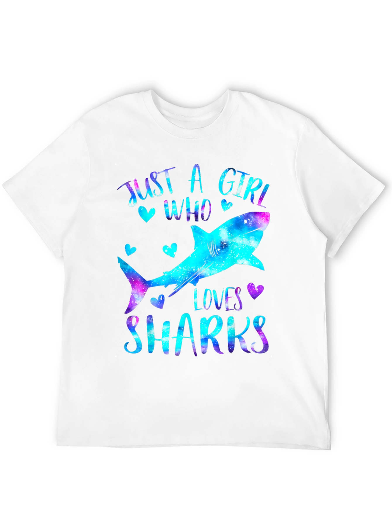 Just A Girl Who Loves Sharks T-Shirt