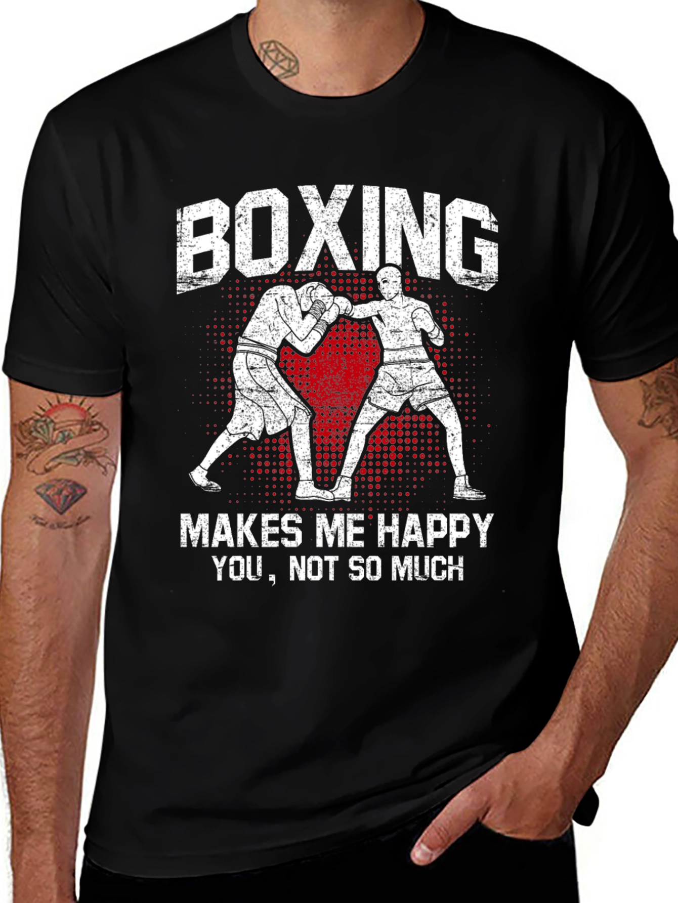 Boxing Makes Me Happy T-Shirt