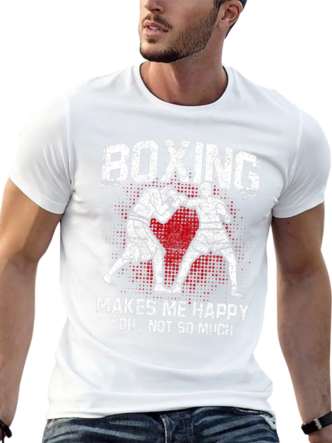 Boxing Makes Me Happy T-Shirt