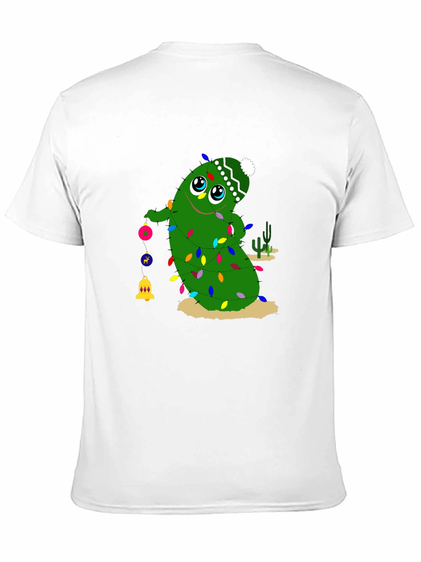 Festive Cactus Christmas T-Shirt
