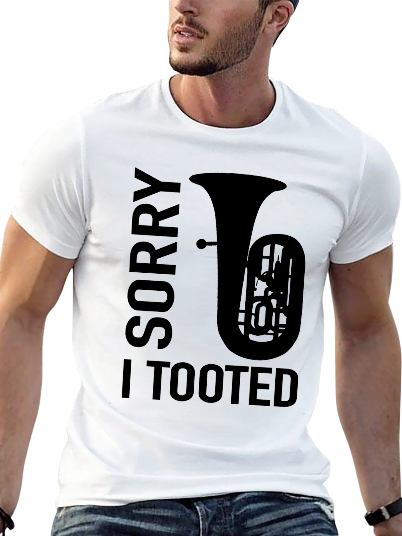 Sorry I Tooted Tuba Graphic Tee