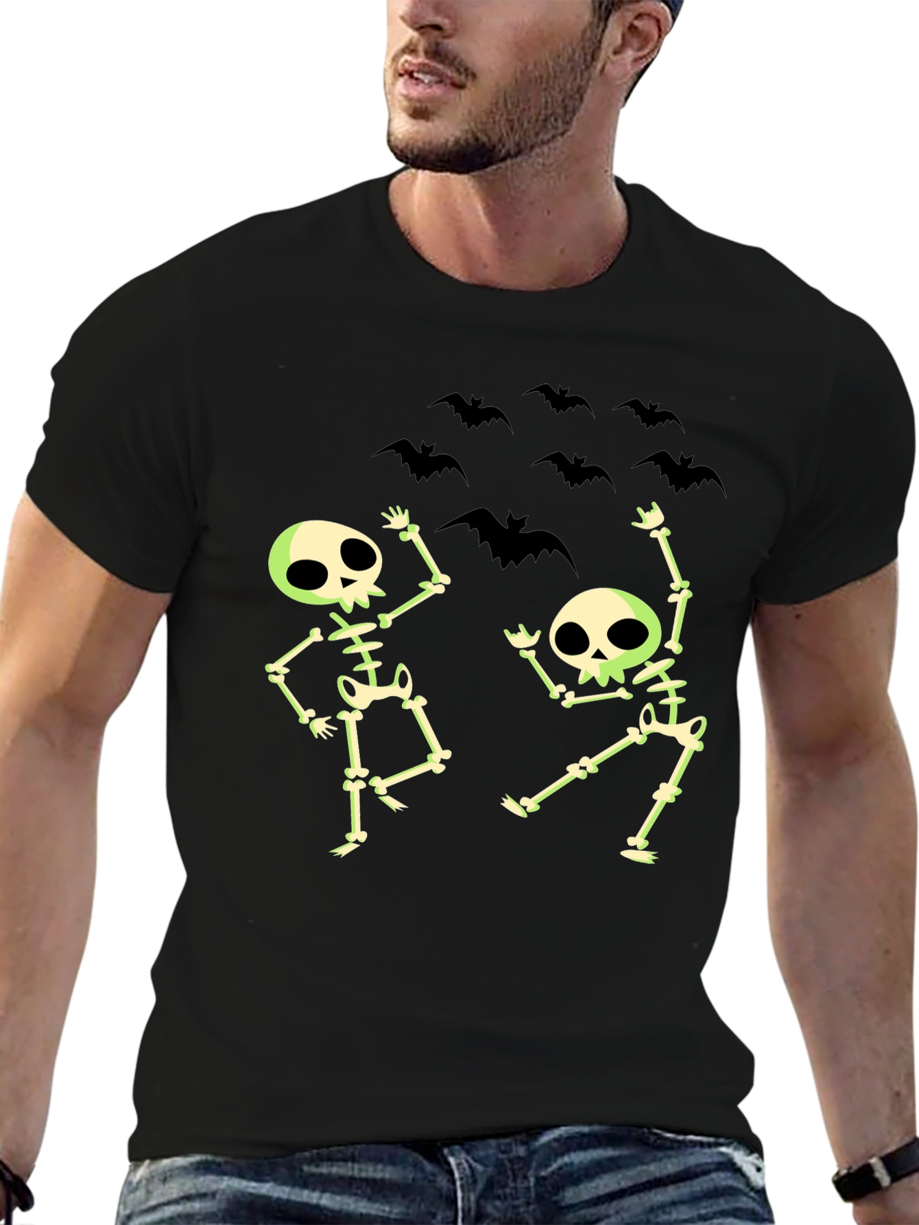 Skeleton Dance Tee - Fun Halloween Shirt