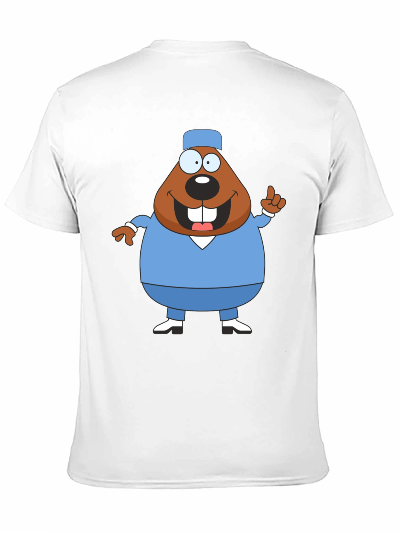 Cartoon Beaver Doctor T-Shirt