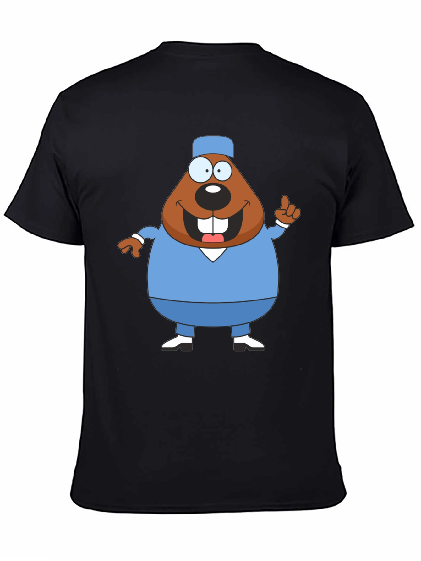 Cartoon Beaver Doctor T-Shirt
