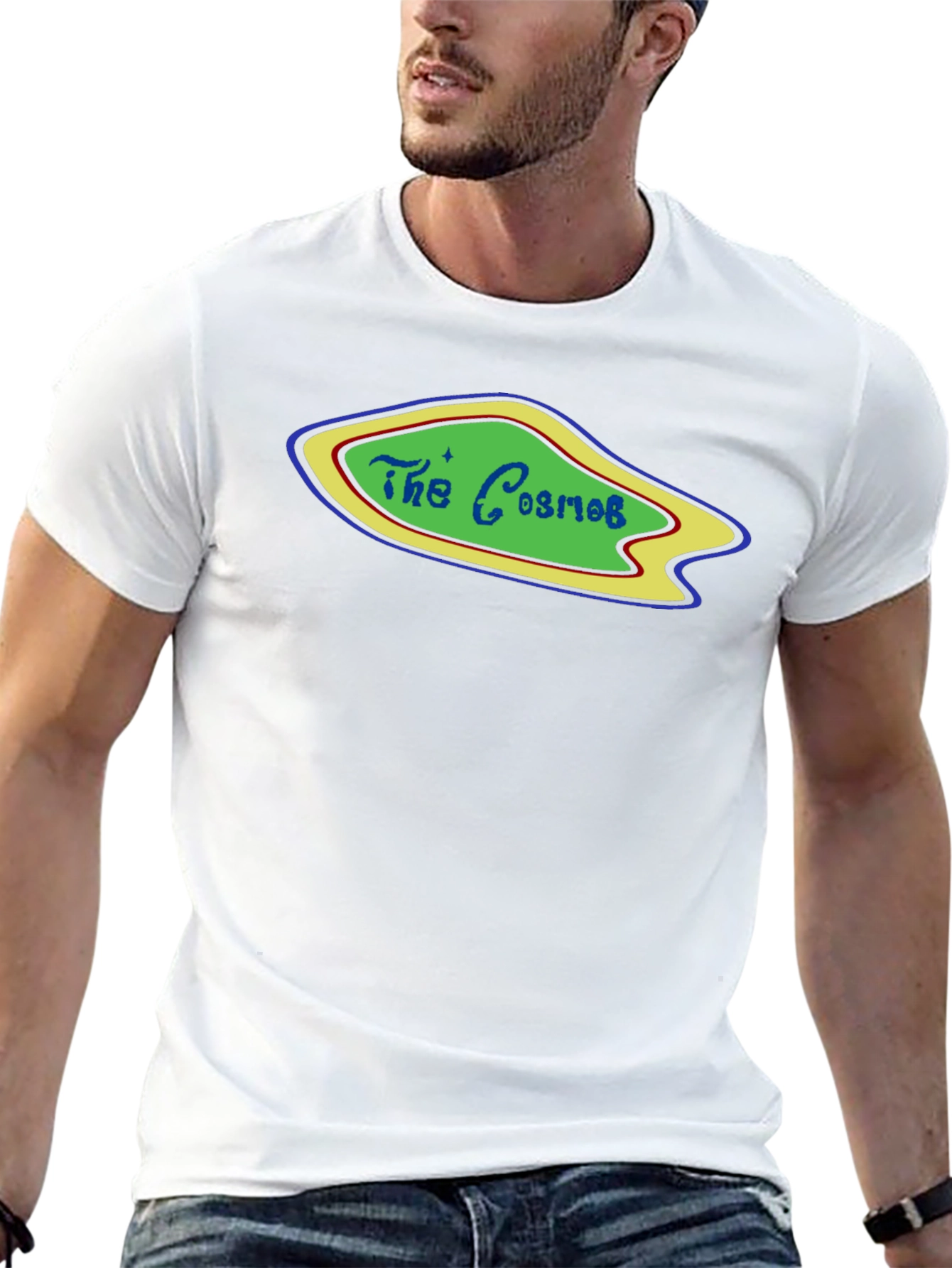 The Cosmos Retro Graphic T-Shirt - Black