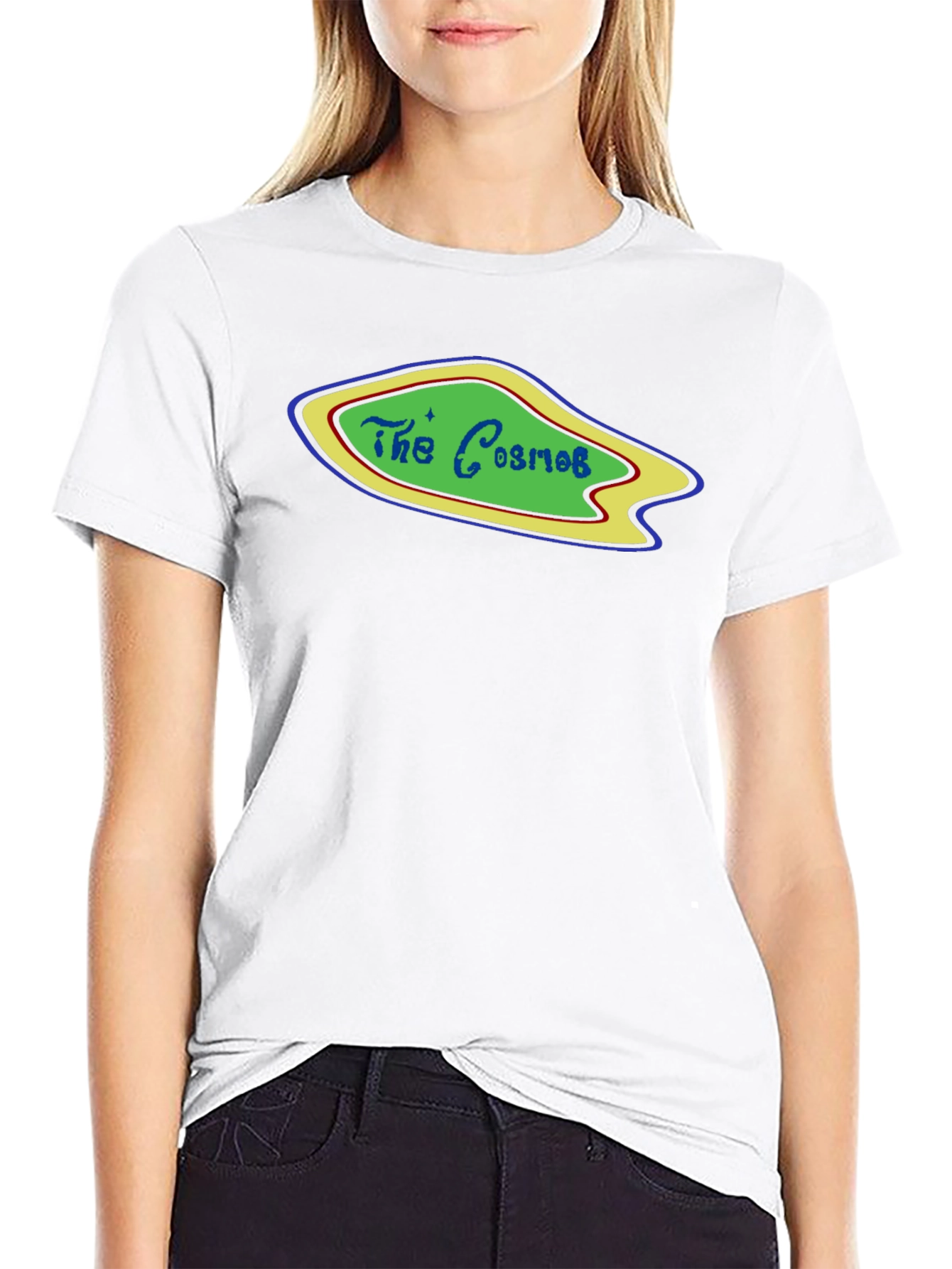 The Cosmos Retro Graphic T-Shirt - Black