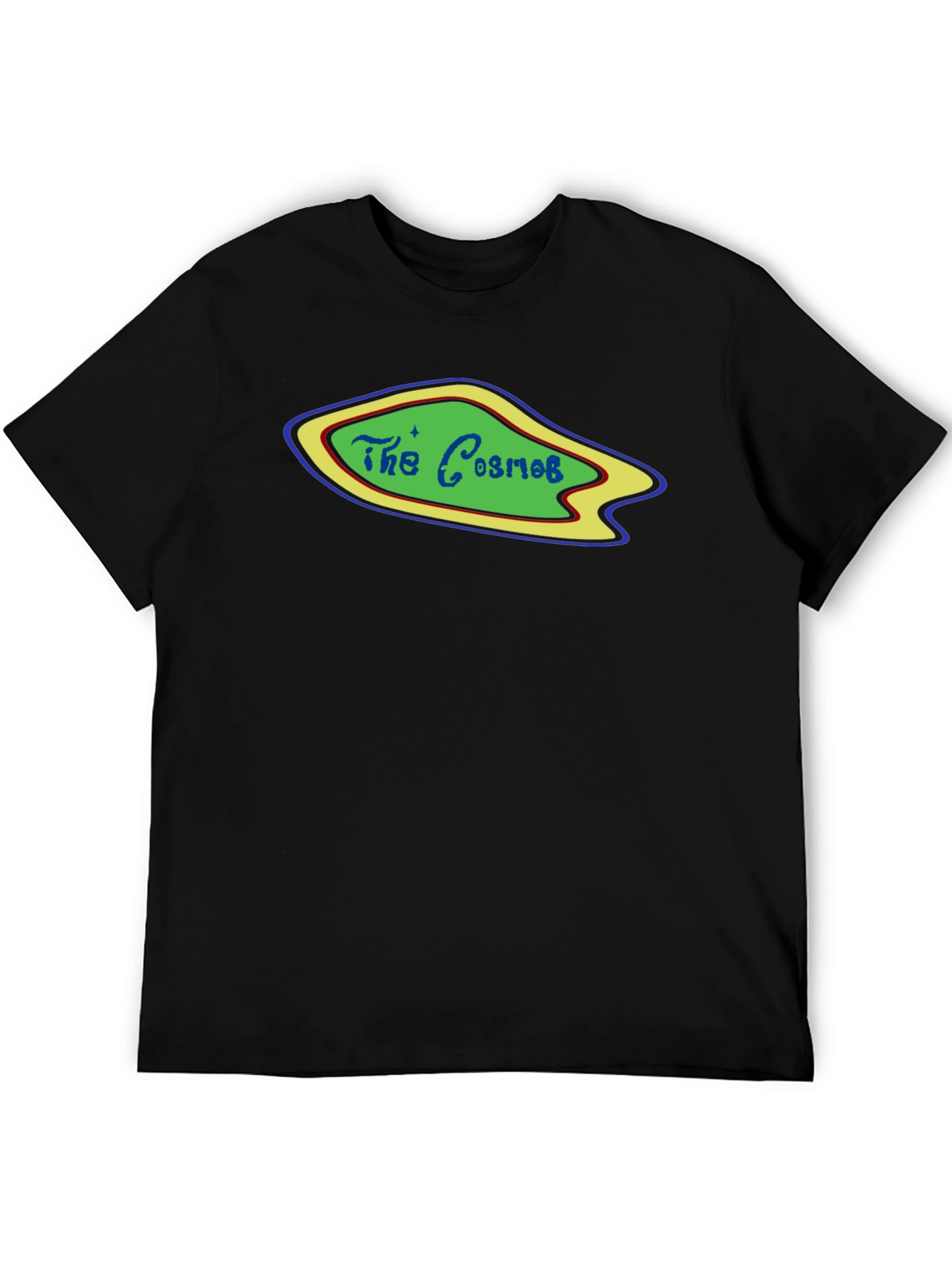 The Cosmos Retro Graphic T-Shirt - Black