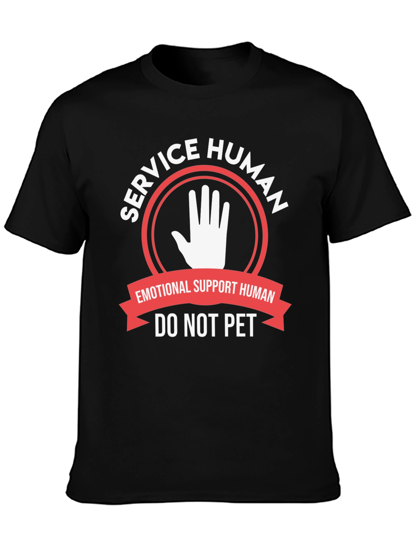 Service Human Emotional Support T-Shirt