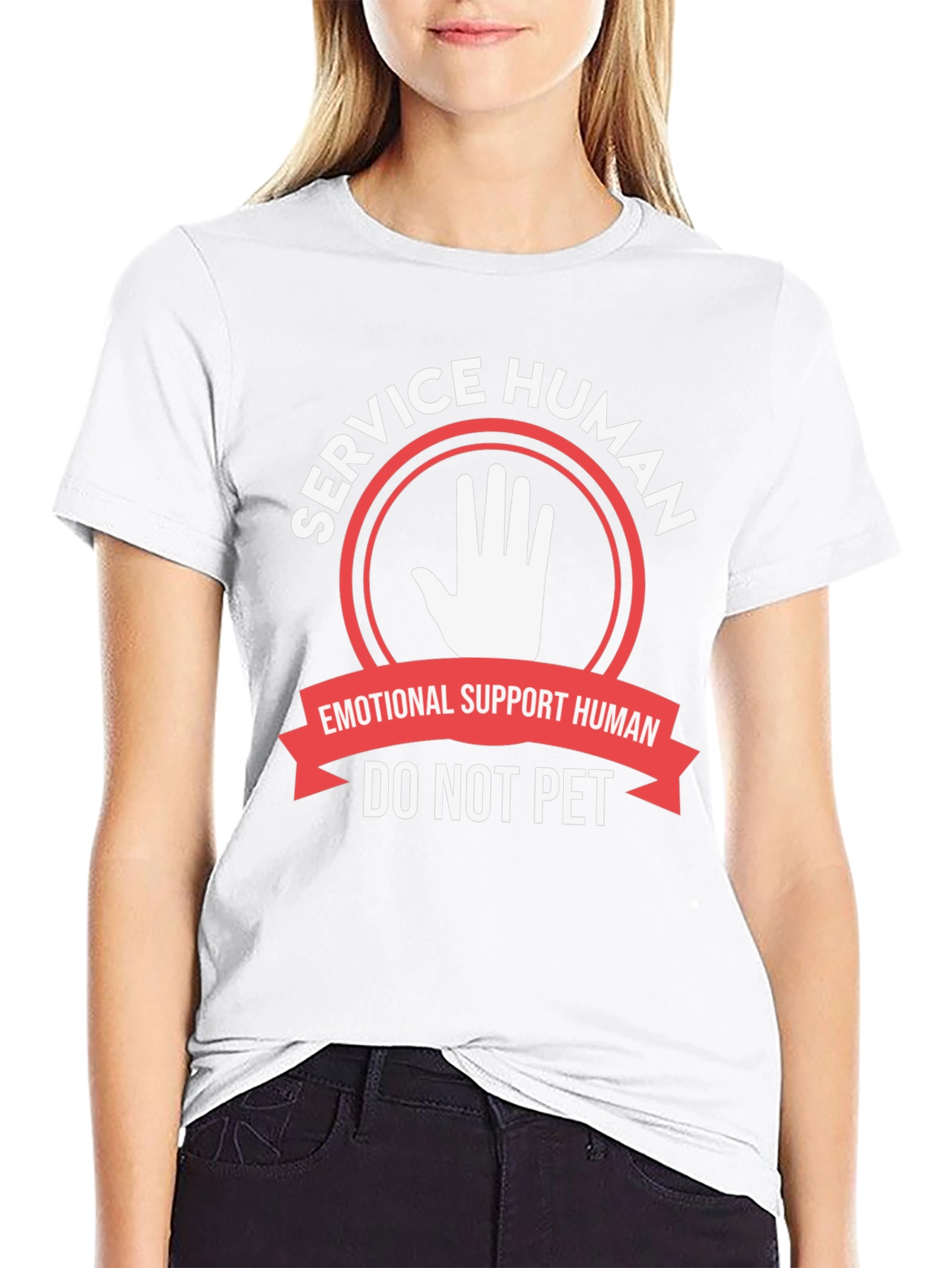 Service Human Emotional Support T-Shirt