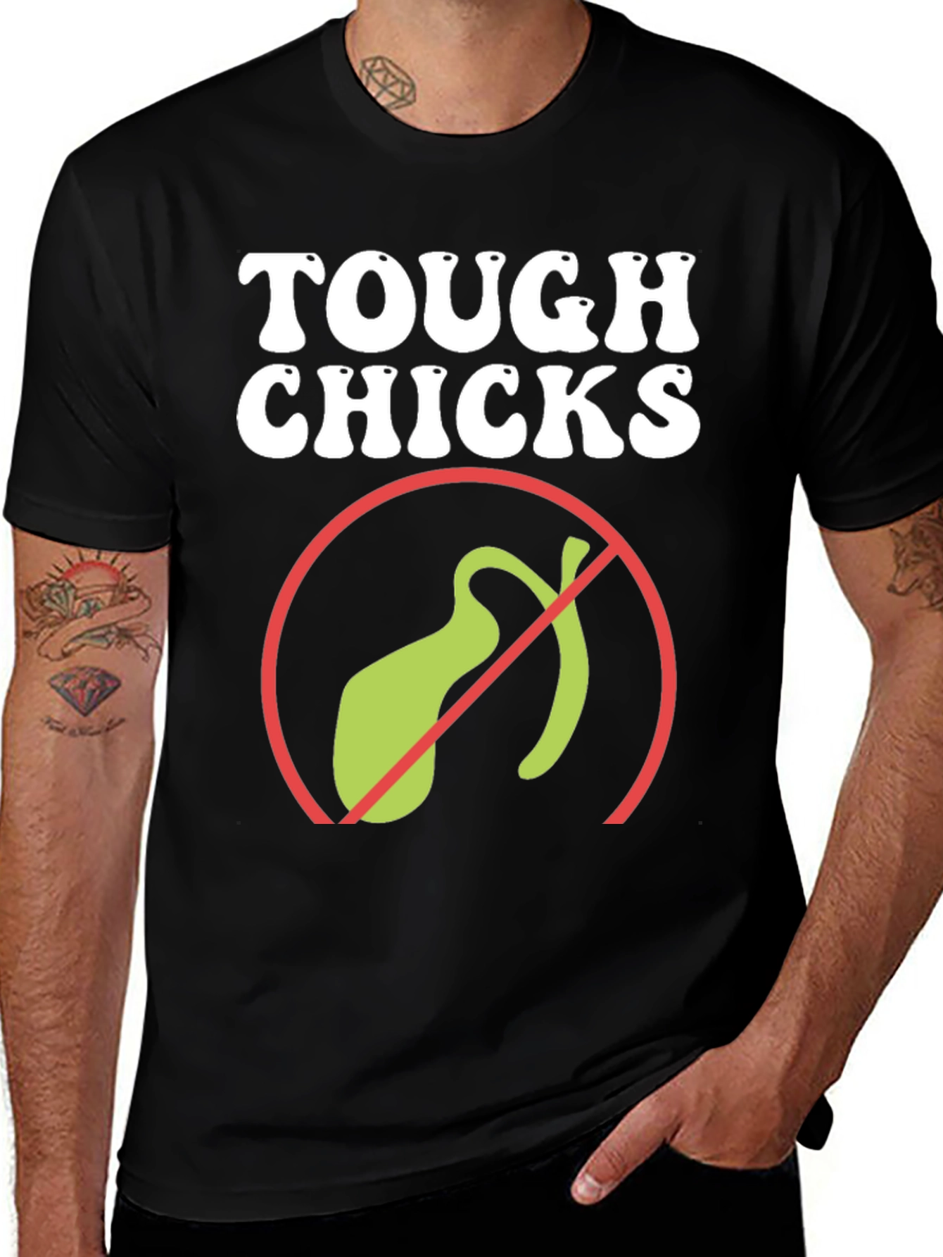 Tough Chicks No Gallbladder T-Shirt