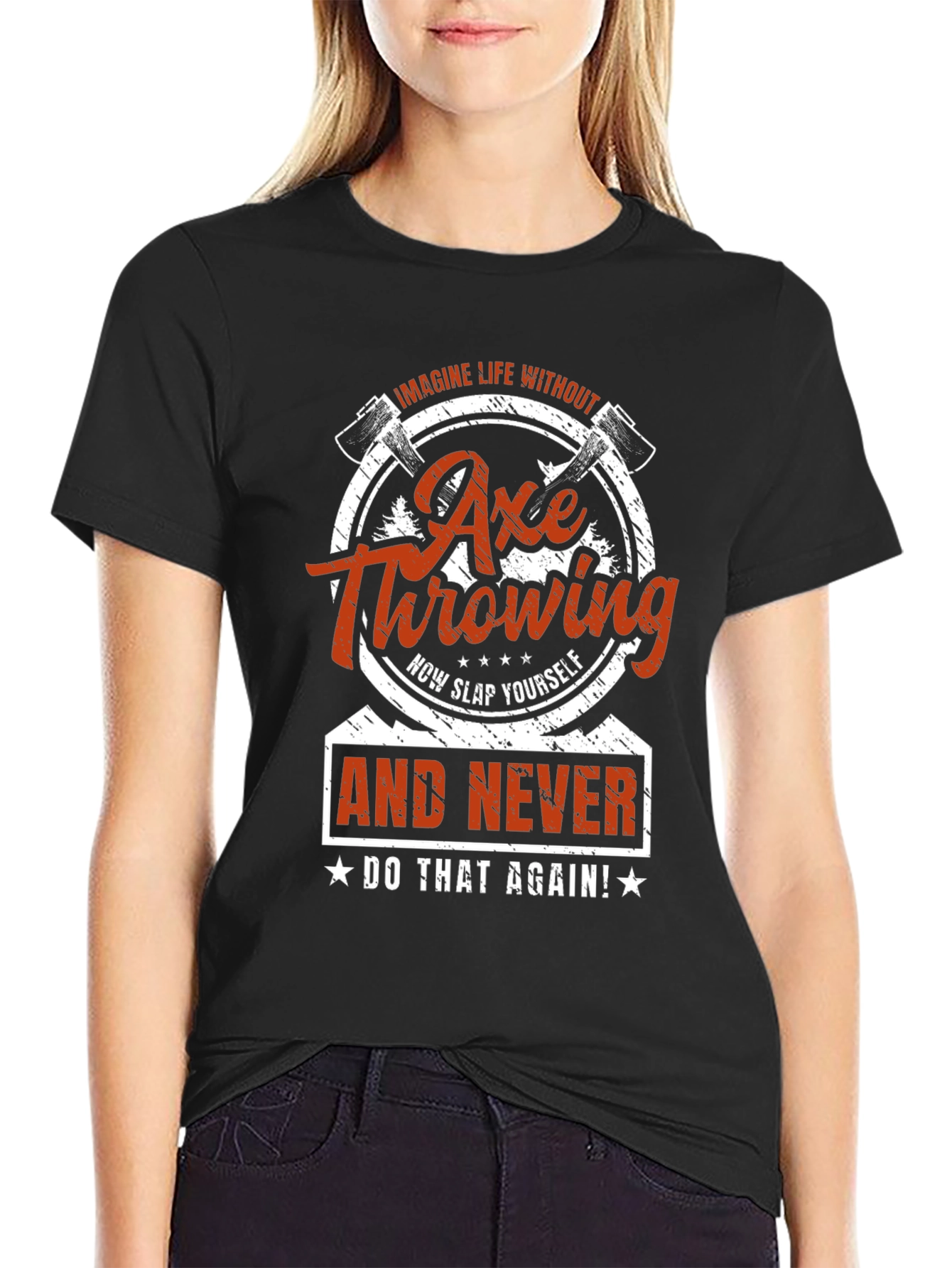 Axe Throwing Graphic Tee