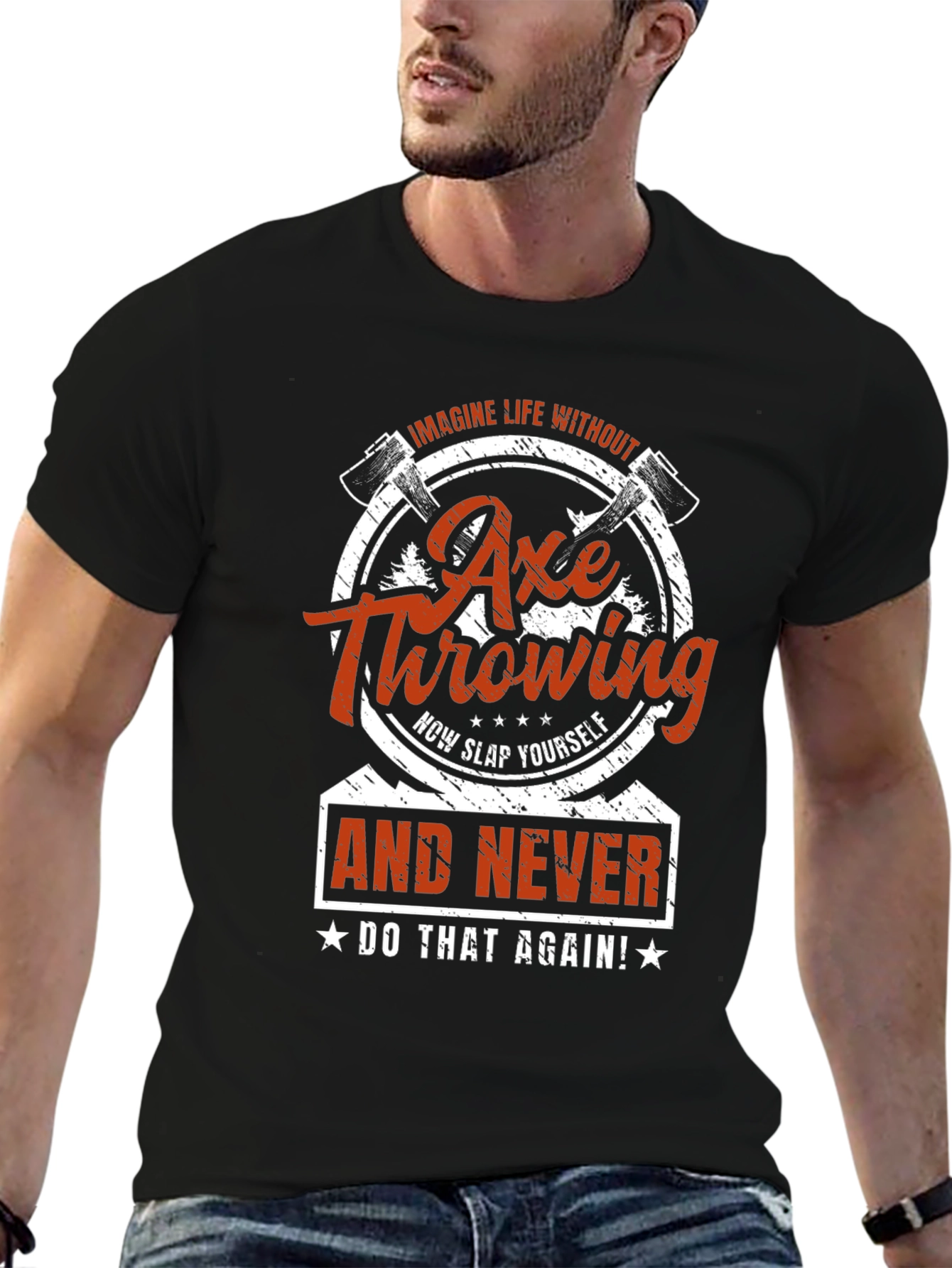 Axe Throwing Graphic Tee