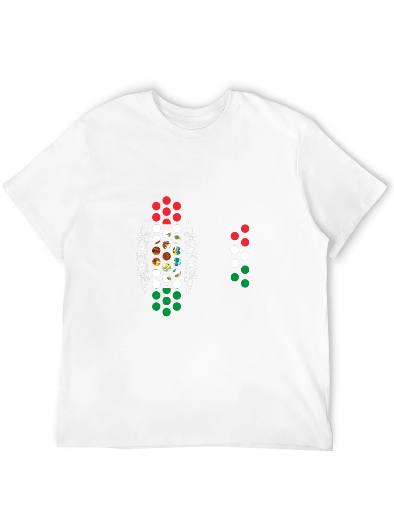 Unique Planet Circle Graphic Black T-Shirt