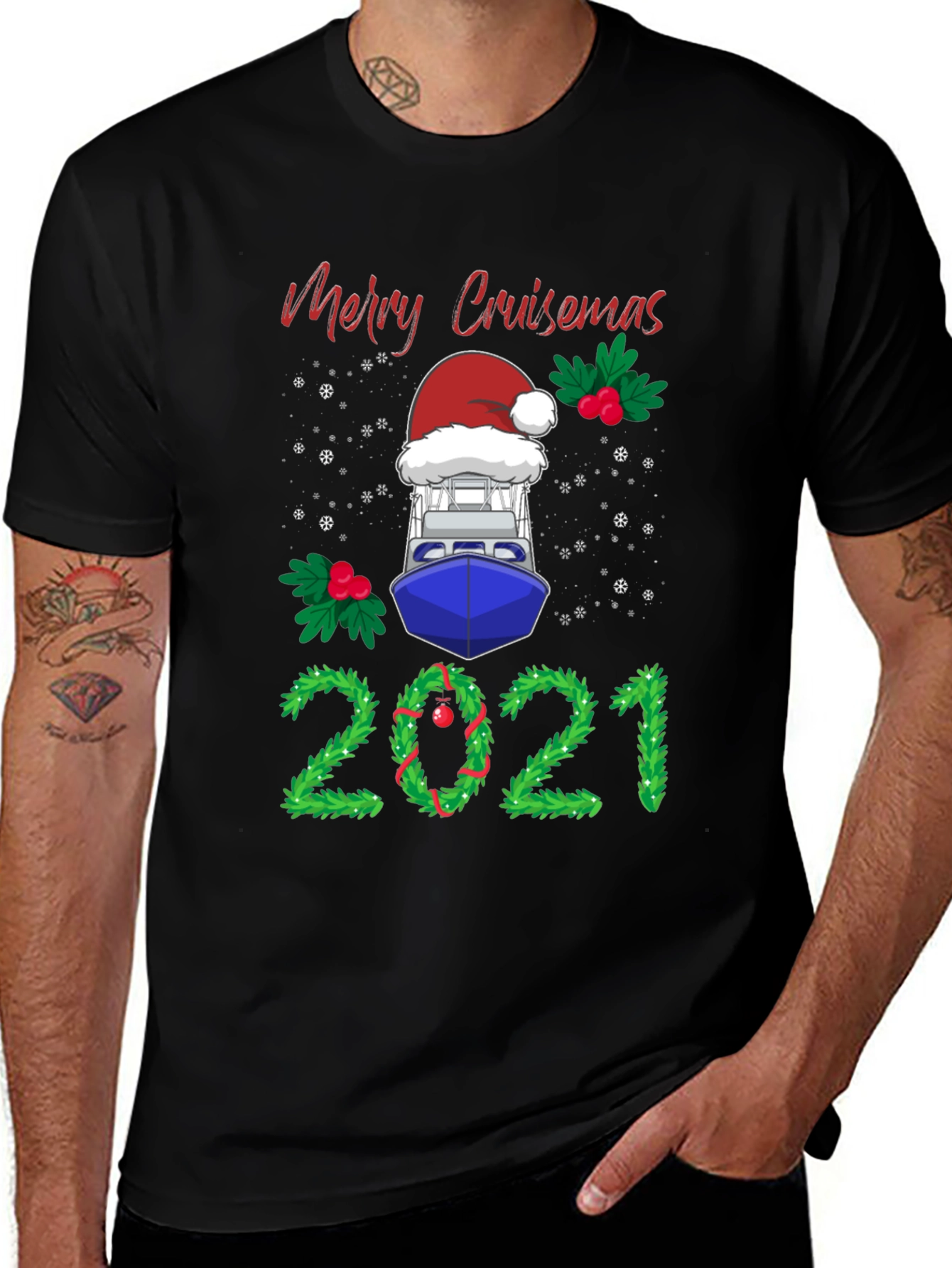 Merry Cruisemas 2021 T-Shirt Holiday Cruise