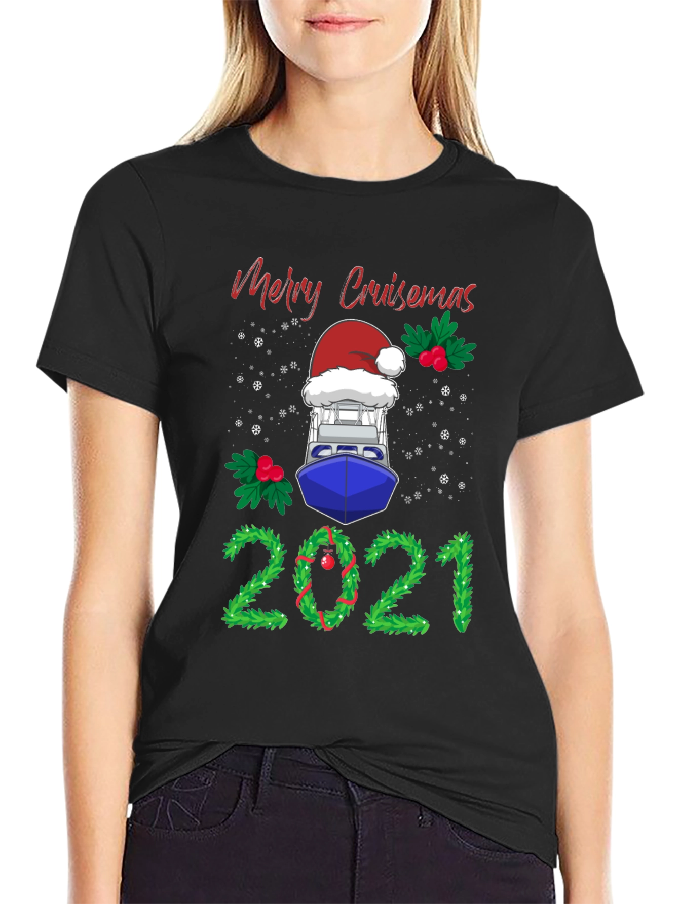Merry Cruisemas 2021 T-Shirt Holiday Cruise