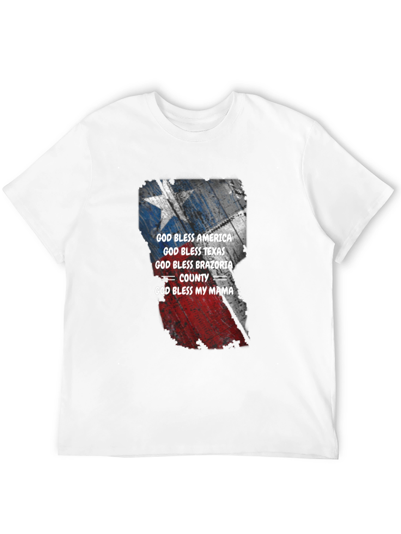 God Bless America Texas Brazoria County T-Shirt