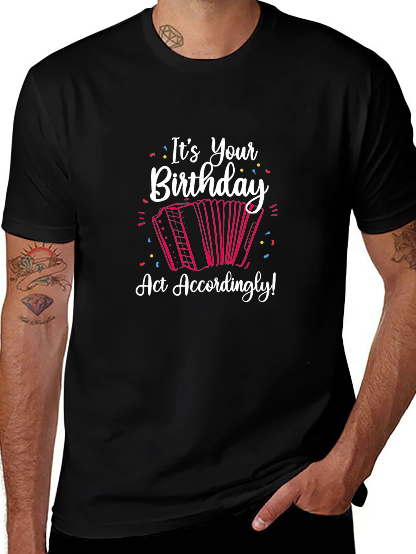 Birthday Accordion T-Shirt