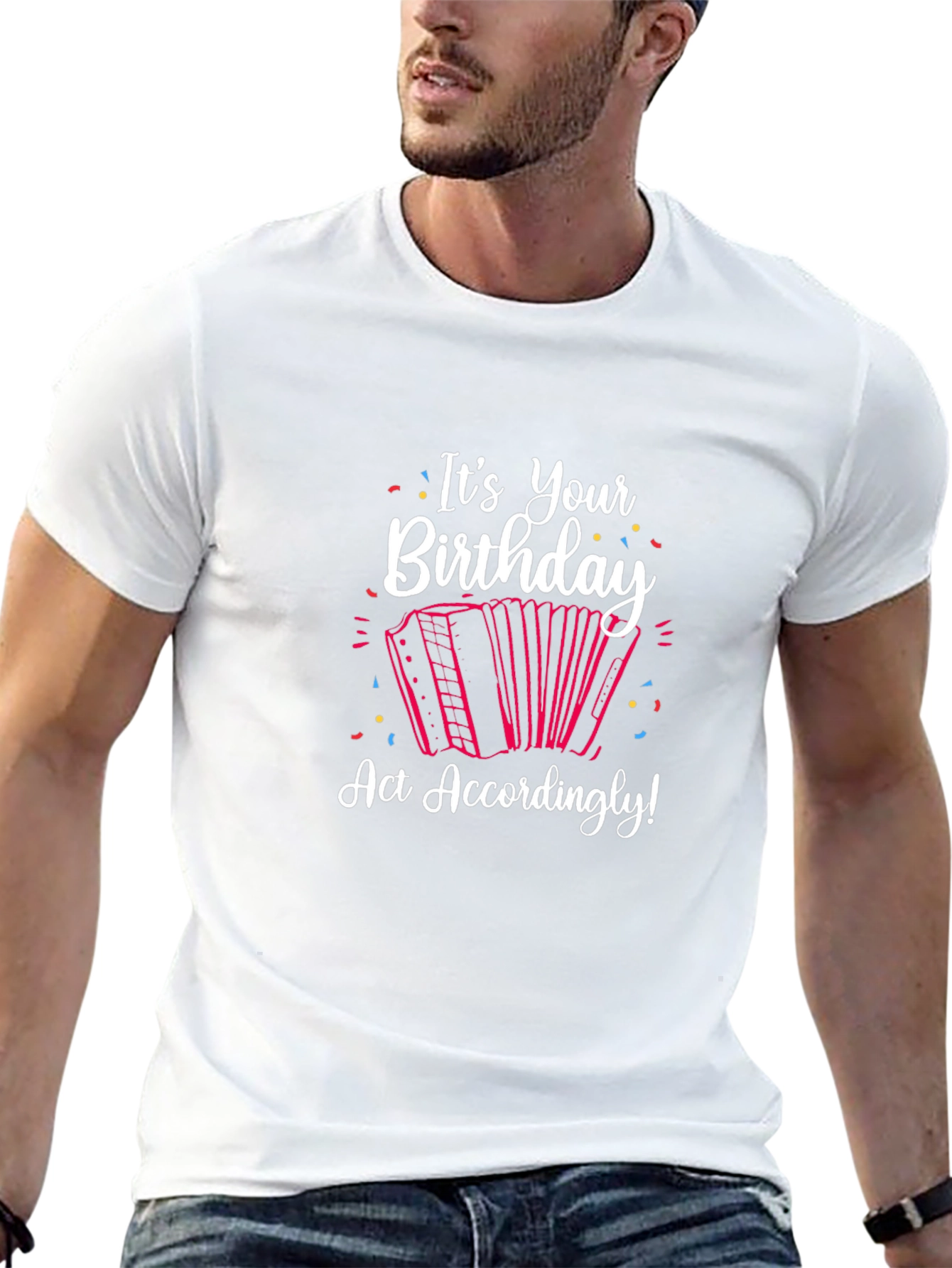 Birthday Accordion T-Shirt